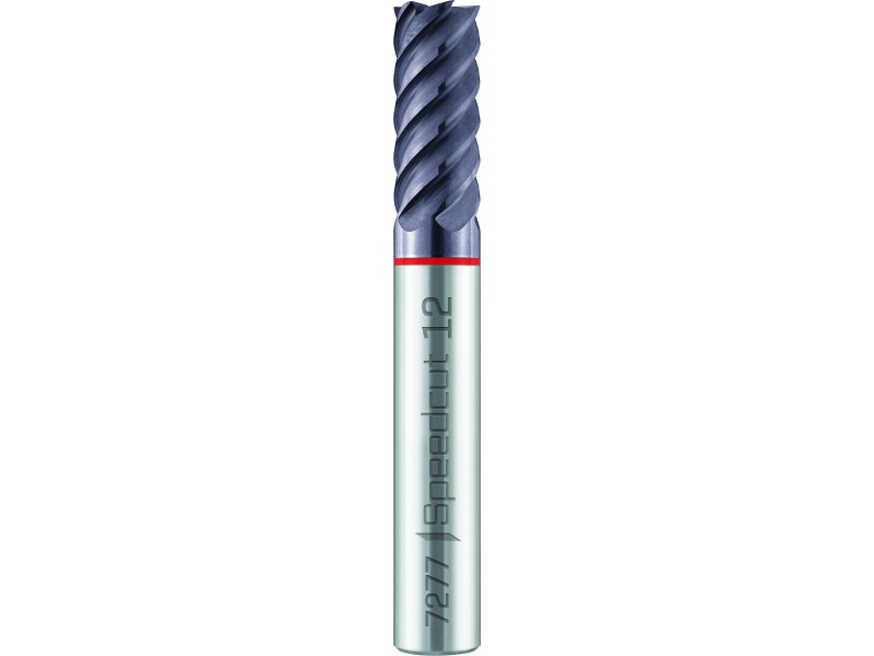 merged_product_4775.jpg Maykestag VHM-SPEEDCUT Ultra Hard Steel68 HRC, Z=6, Ø 14.050°, extra lang, freigestellt,Zyl.Schaft DIN 6535-HA,ALUNIT-S – Bild 1