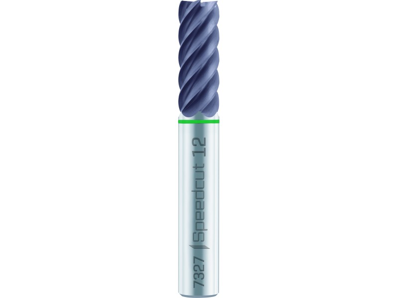 merged_product_4810.jpg Maykestag VHM Mehrzahn-Schlichtfräser SPEEDCUT Univ., Z=6, Ø 10.0 45°, WN, extra lang, Zyl.Schaft DIN 6535-HA,ALUNIT-S – Bild 1