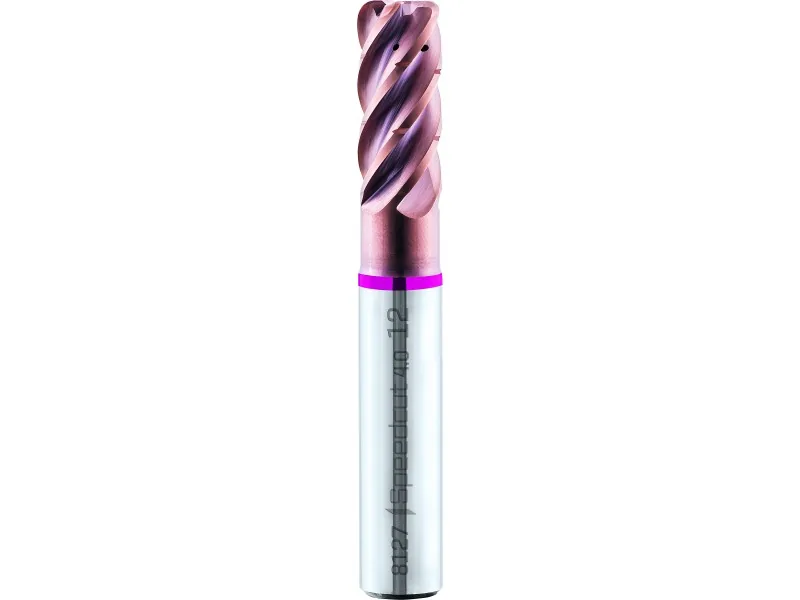 Maykestag SPEEDCUT 4.0 Titanium, Ø 3.0 HPC Schaftfräser, Z=7 mit Innenkühlung, 40°-vario, Eckenradius=0.5 mm,DIN. Schaft DIN 6535-HA, AERODUR – Bild 1