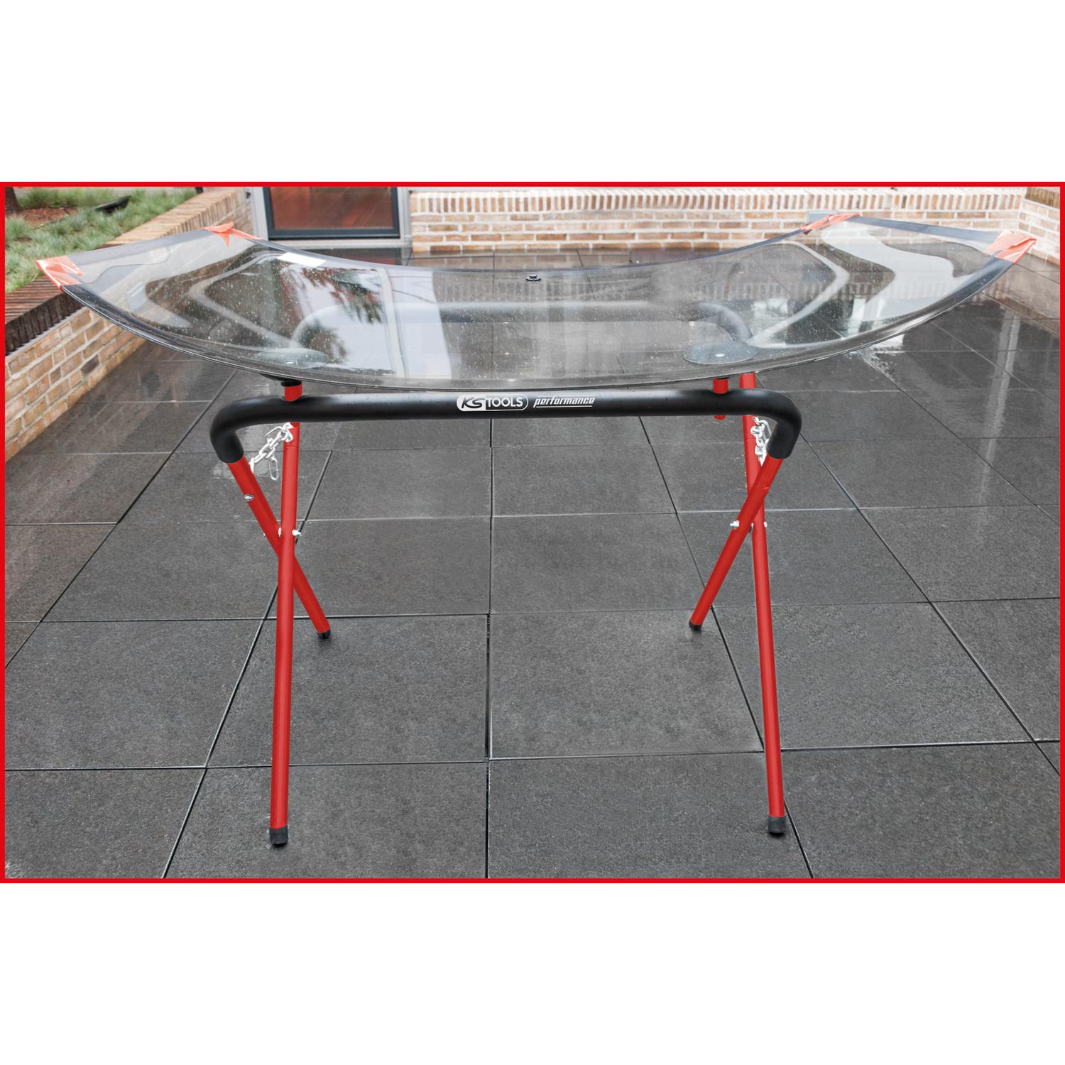 KS Tools performance Scheiben-Ablagetisch mit Gummitellern, 1160mm-2 Foto Anwendung Allgemein PKW