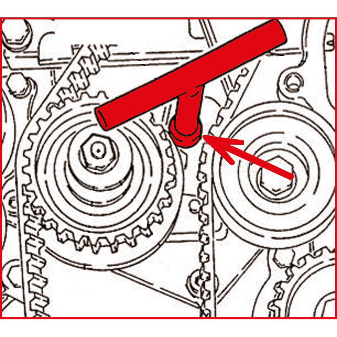 KS Tools Spannrollenschlüssel für Alfa Romeo-2 Foto Anwendung Allgemein PKW
