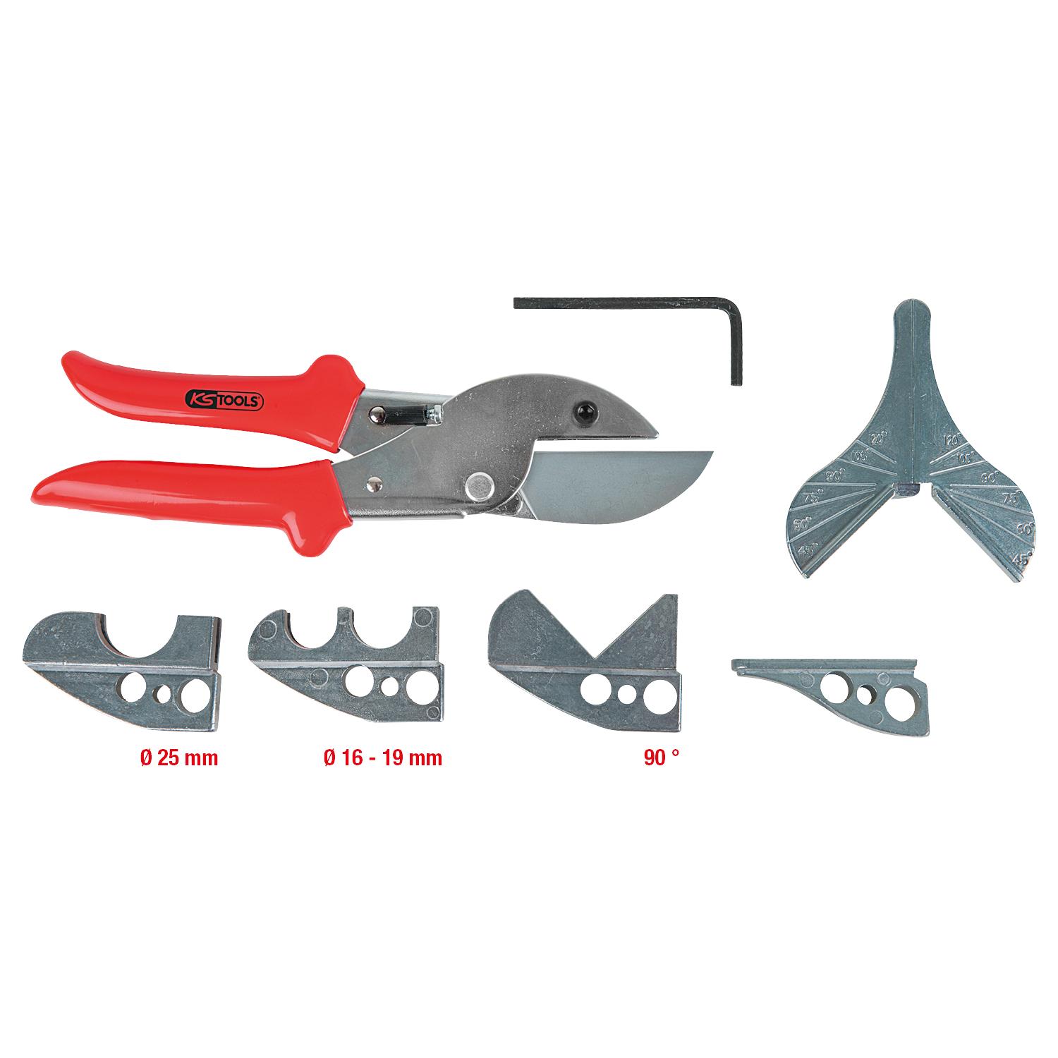 KS Tools Scheren-Satz für Schläuche und Kunststoffrohre, 7-tlg-1 Foto Gesamt Allgemein