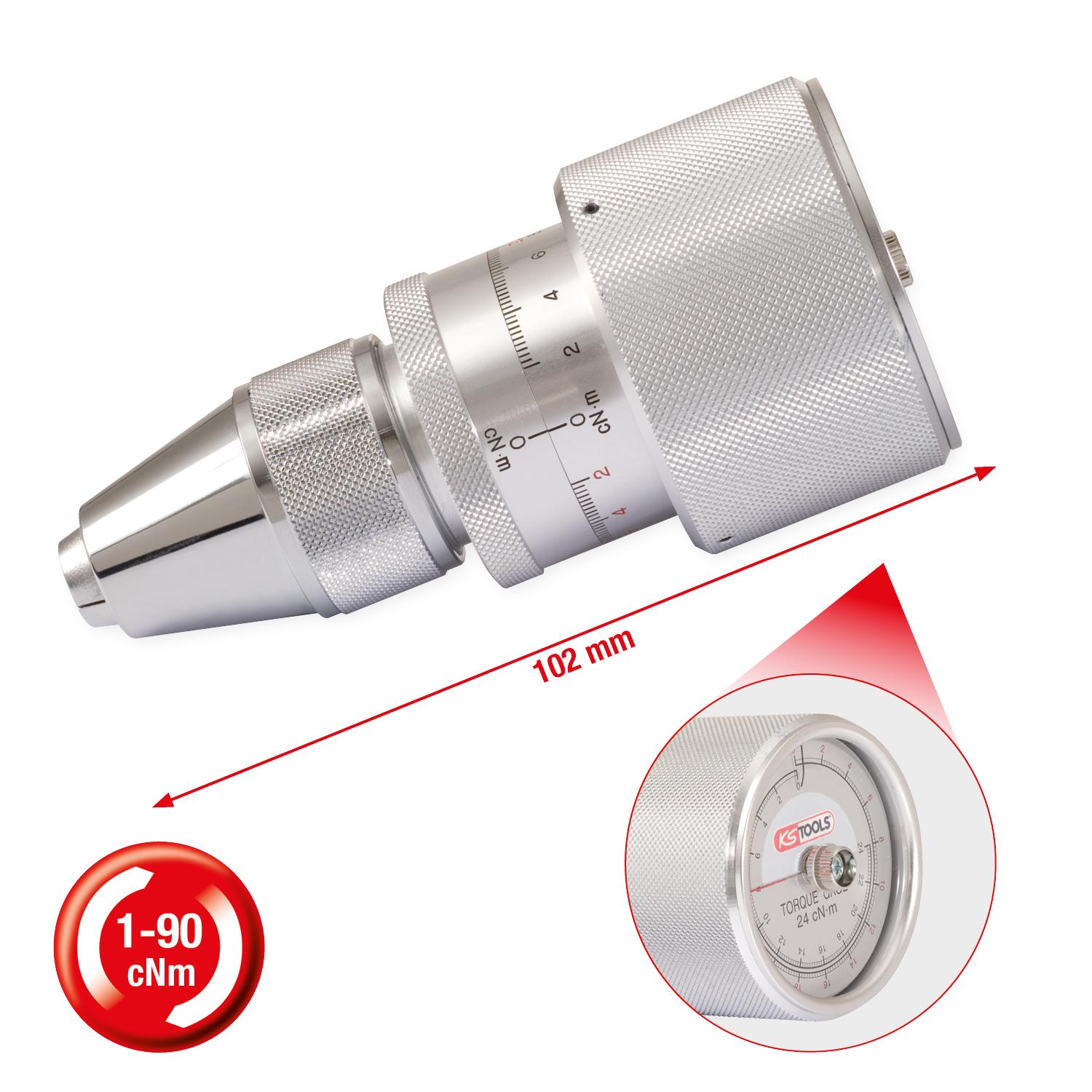 KS Tools Präzisions-Drehmoment-Prüfgerät, 10-90cNm-1 Foto Gesamt Allgemein