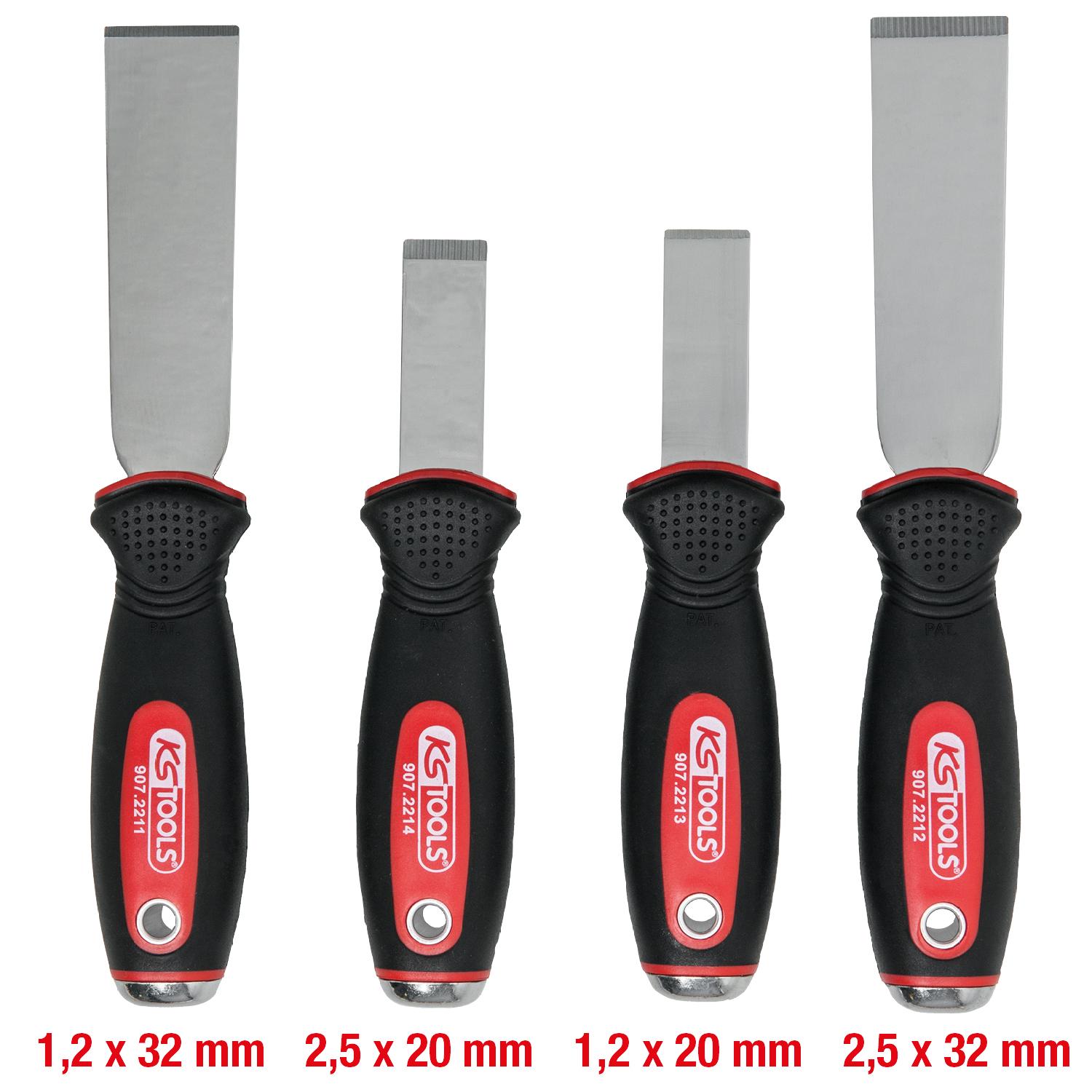 KS Tools EDELSTAHL Schabmeißel-Satz, 4-tlg-1 Foto Gesamt Allgemein