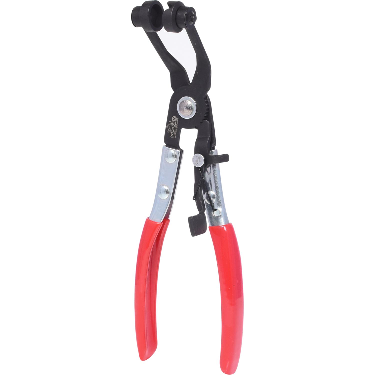 KS Tools Schlauchschellenzange, abgewinkelt, 220mm-1 Hauptbild