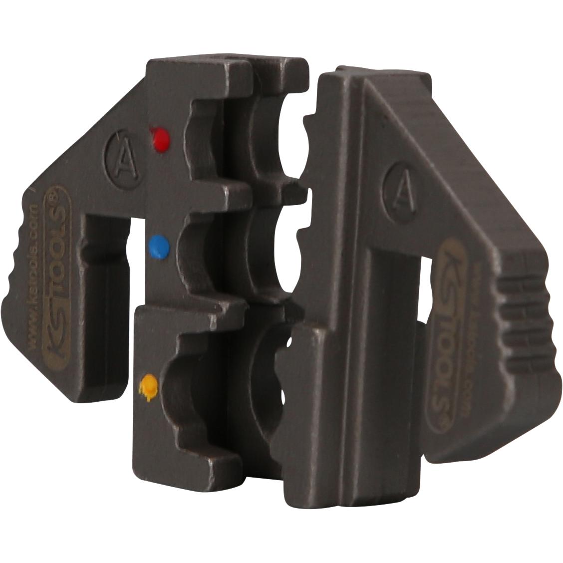 KS Tools Paar Crimp-Einsätze für isolierte Kabelschuhe, Ø 0,5 - 6 mm-2 Hauptbild