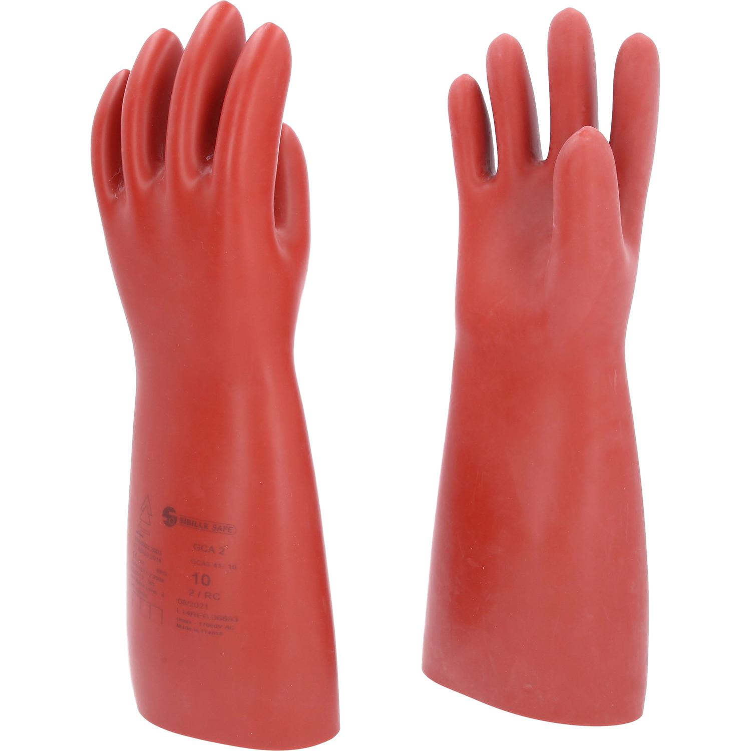 KS Tools Elektriker-Schutzhandschuh mit mechanischen und thermischen Schutz, Größe 10, Klasse 2, rot-2 Hauptbild