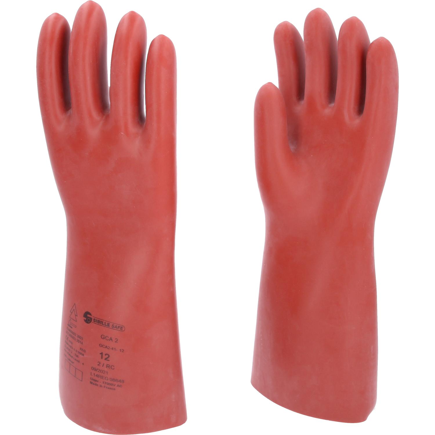 KS Tools Elektriker-Schutzhandschuh mit mechanischen und thermischen Schutz, Größe 12, Klasse 2, rot-2 Hauptbild