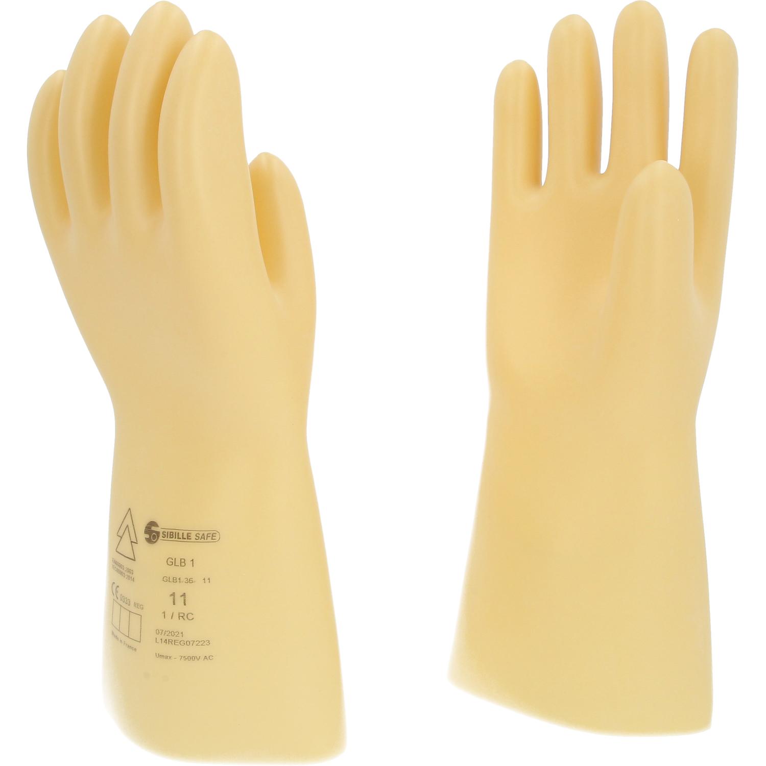 KS Tools Elektriker-Schutzhandschuh mit Schutzisolierung, Größe 11, Klasse 1, weiß-2 Hauptbild