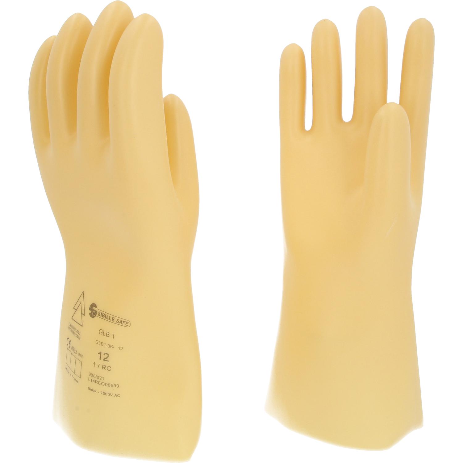 KS Tools Elektriker-Schutzhandschuh mit Schutzisolierung, Größe 12, Klasse 1, weiß-2 Hauptbild