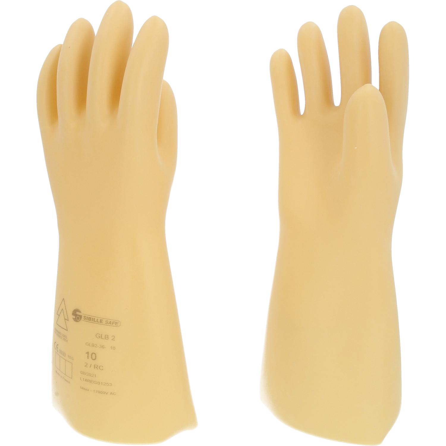 KS Tools Elektriker-Schutzhandschuh mit Schutzisolierung, Größe 10, Klasse 2, weiß-2 Hauptbild
