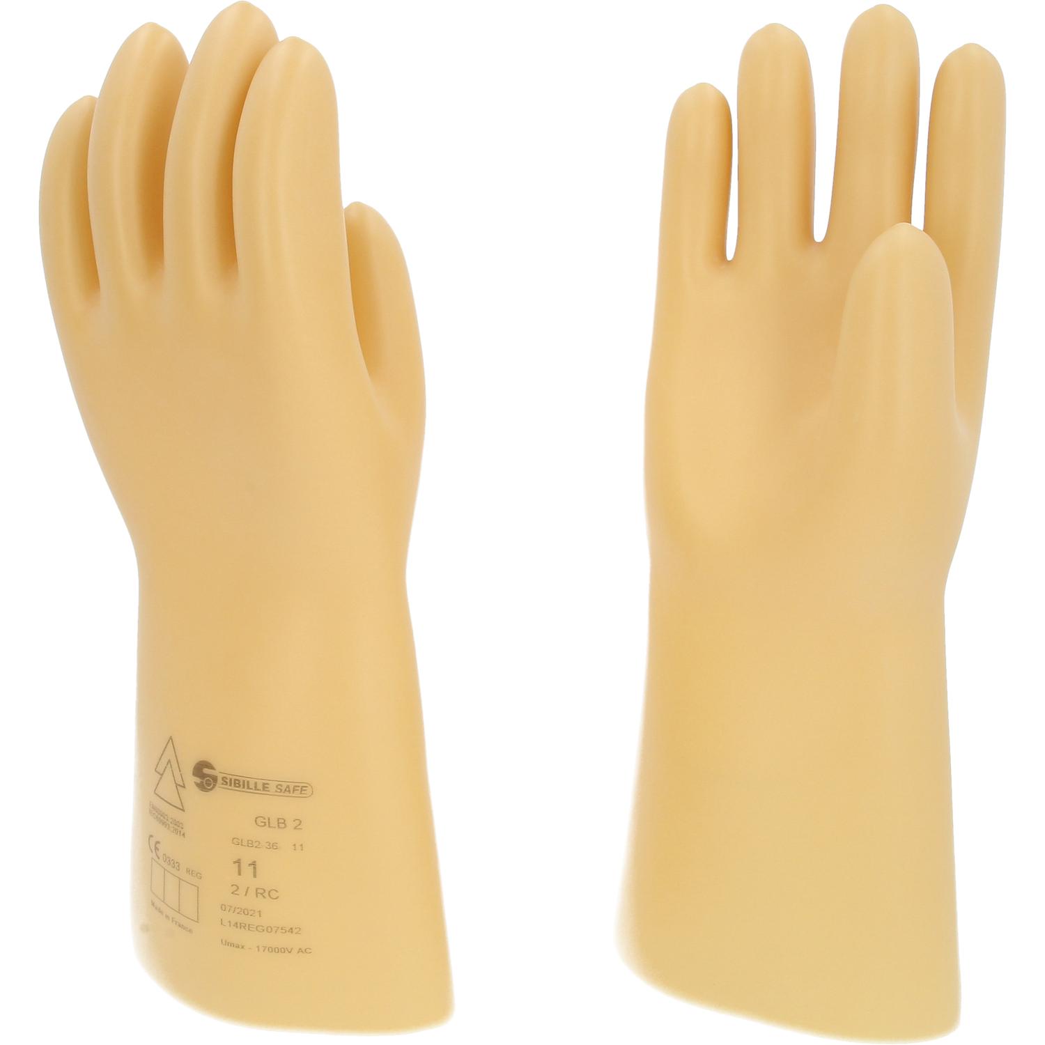 KS Tools Elektriker-Schutzhandschuh mit Schutzisolierung, Größe 11, Klasse 2, weiß-2 Hauptbild