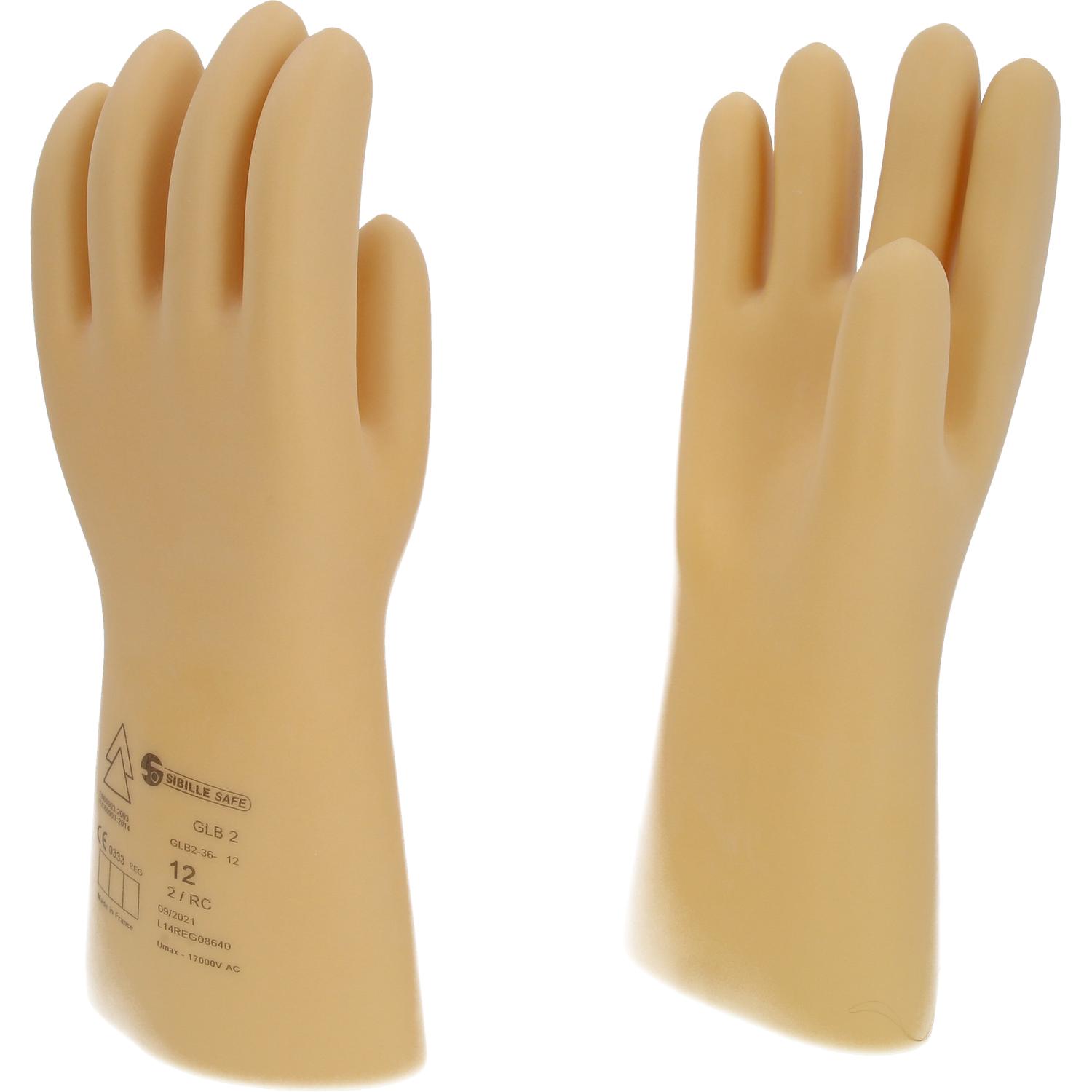 KS Tools Elektriker-Schutzhandschuh mit Schutzisolierung, Größe 12, Klasse 2, weiß-2 Hauptbild