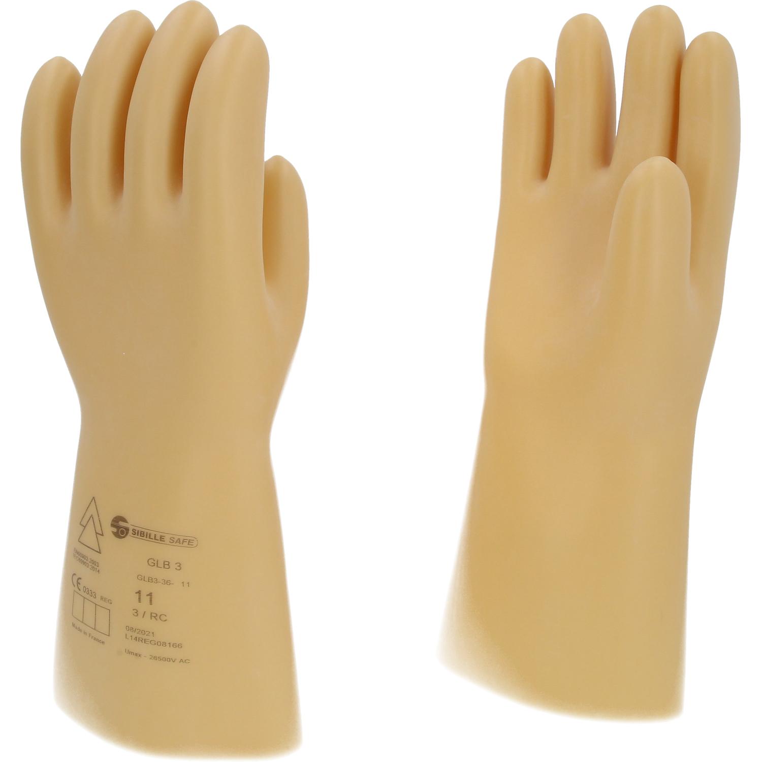 KS Tools Elektriker-Schutzhandschuh mit Schutzisolierung, Größe 11, Klasse 3, weiß-2 Hauptbild