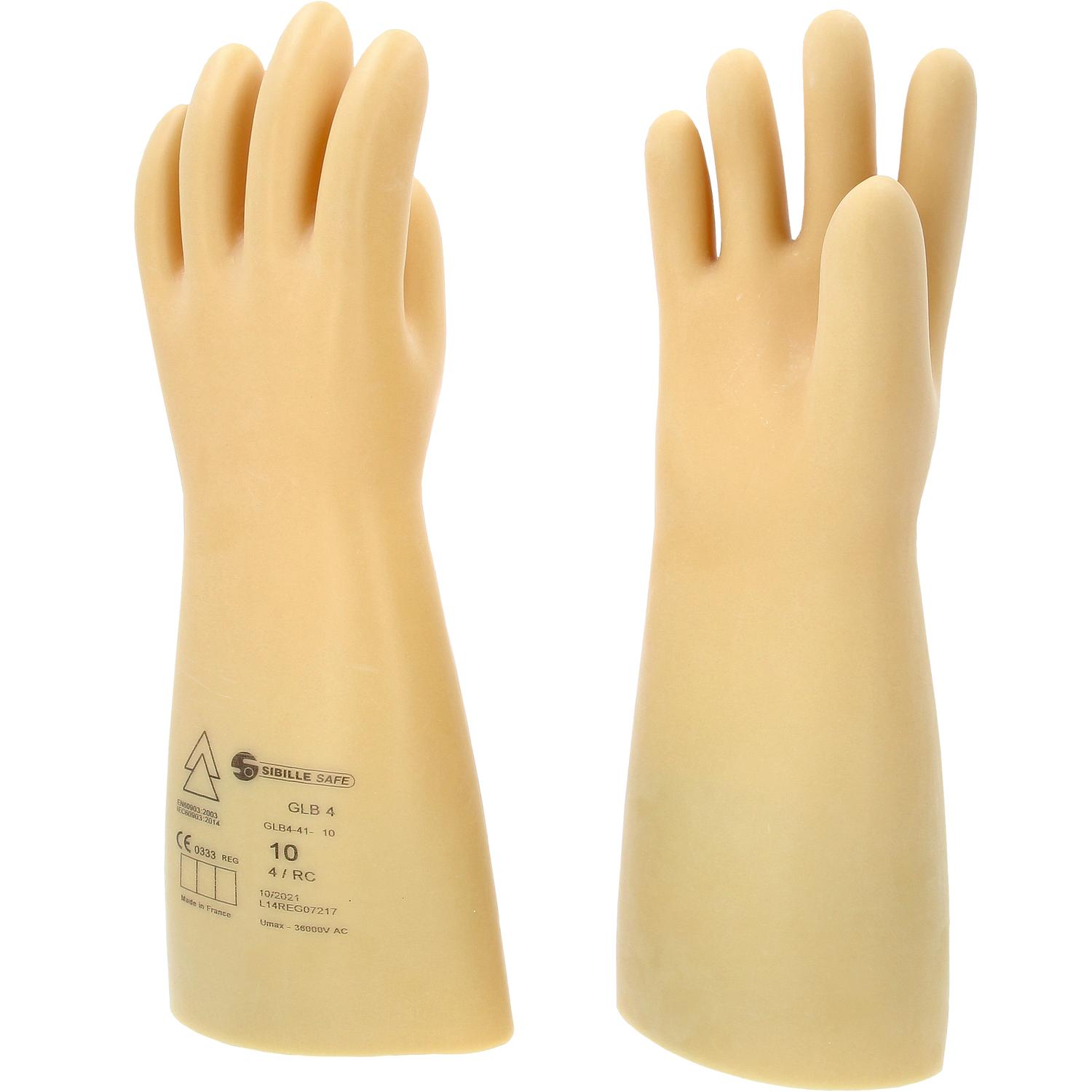 KS Tools Elektriker-Schutzhandschuh mit Schutzisolierung, Größe 10, Klasse 4, weiß-1 Hauptbild