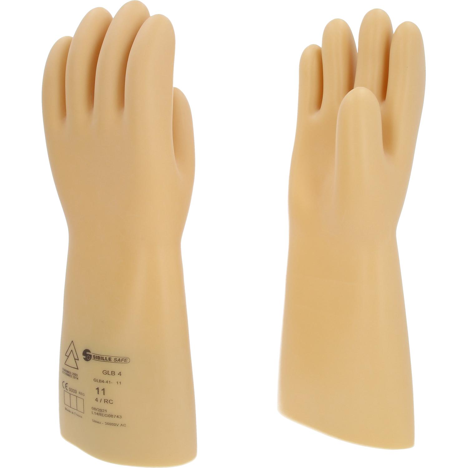 KS Tools Elektriker-Schutzhandschuh mit Schutzisolierung, Größe 11, Klasse 4, weiß-2 Hauptbild