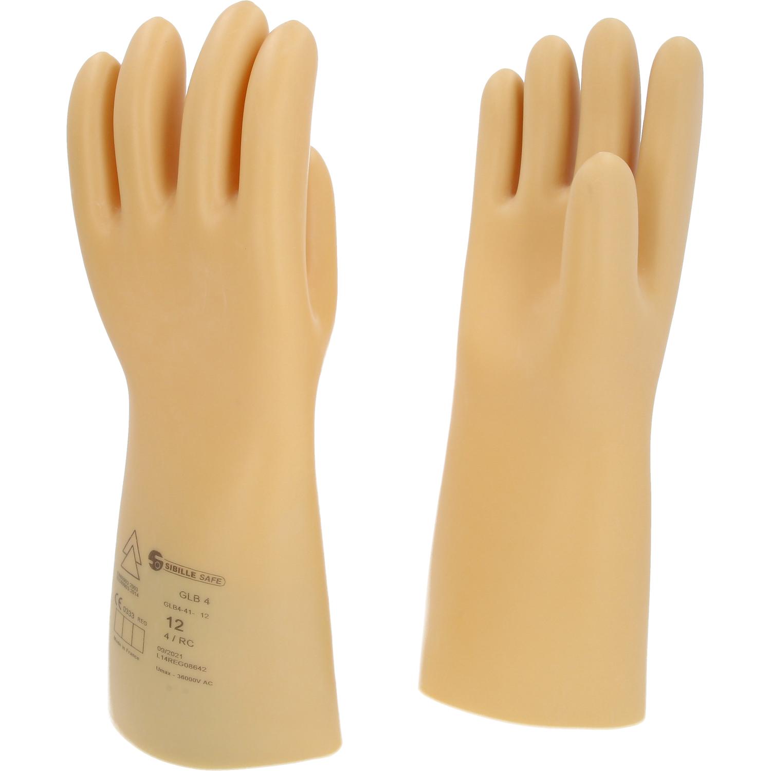 KS Tools Elektriker-Schutzhandschuh mit Schutzisolierung, Größe 12, Klasse 4, weiß-2 Hauptbild
