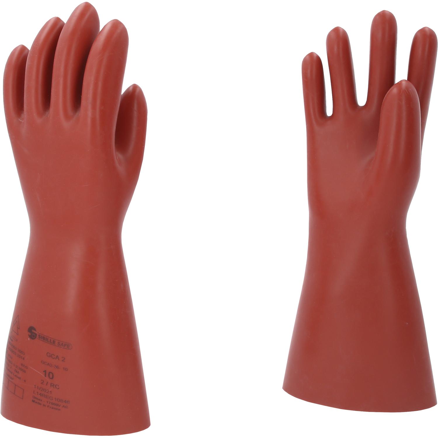 KS Tools Elektriker-Schutzhandschuh mit mechanischen und thermischen Schutz, Größe 10, Klasse 2, rot-1 Hauptbild