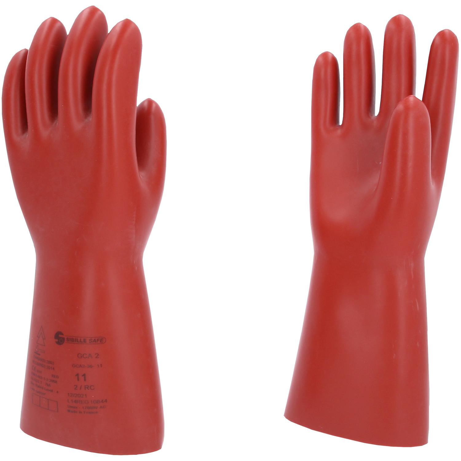 KS Tools Elektriker-Schutzhandschuh mit mechanischen und thermischen Schutz, Größe 11, Klasse 2, rot-1 Hauptbild