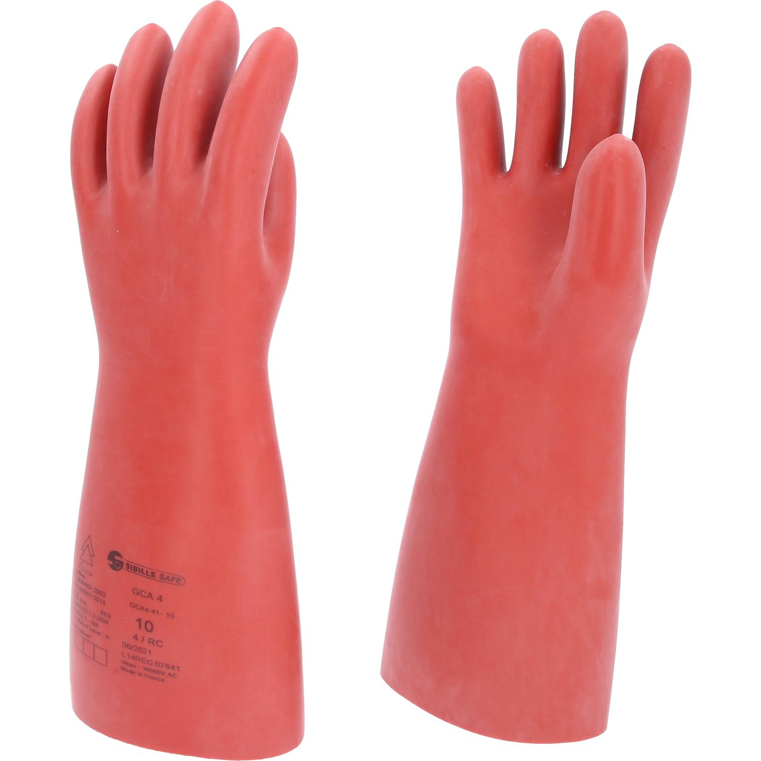 KS Tools Elektriker-Schutzhandschuh mit mechanischen und thermischen Schutz, Größe 10, Klasse 4, rot-2 Hauptbild