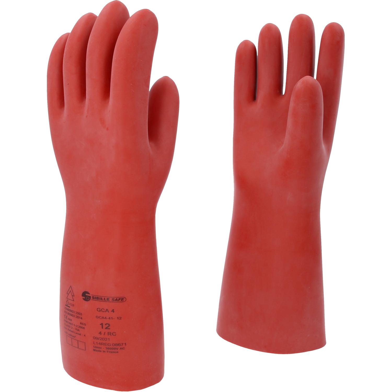 KS Tools Elektriker-Schutzhandschuh mit mechanischen und thermischen Schutz, Größe 12, Klasse 4, rot-1 Hauptbild