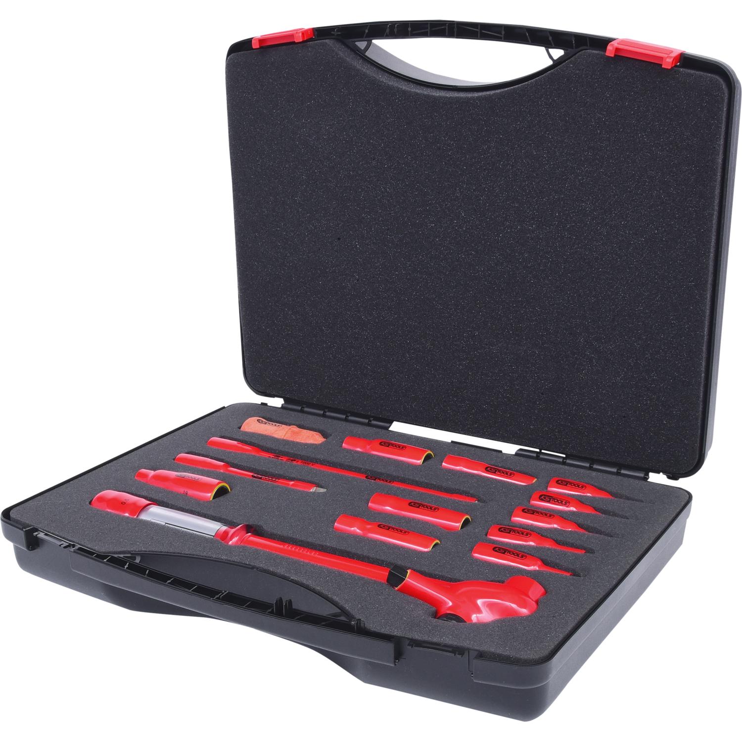 KS Tools 3/8" Steckschlüssel-Satz mit isolierten Werkzeugen, 14-tlg-1 Hauptbild