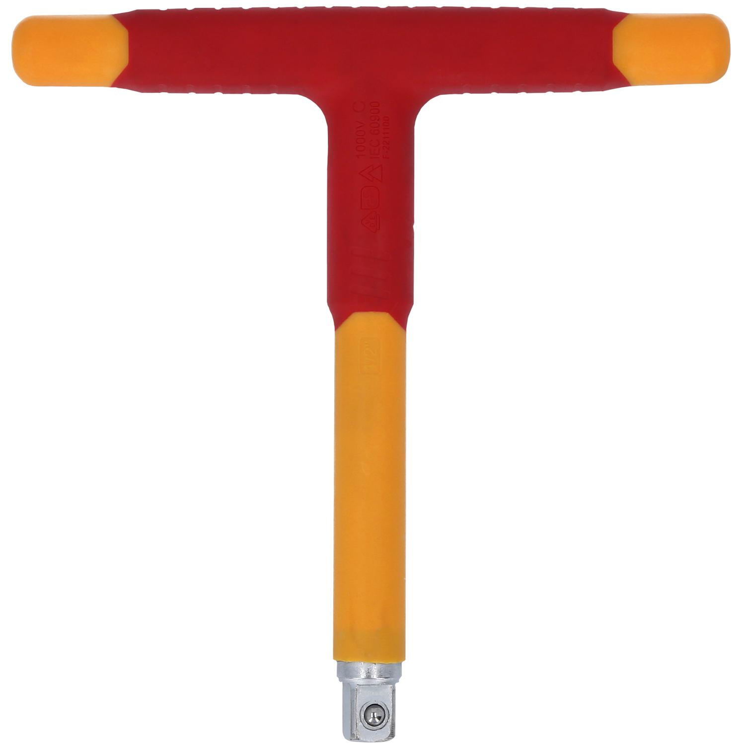 KS Tools 1/2" T-Griff-Aufsteckschlüssel mit Schutzisolierung, 200mm-1 Hauptbild