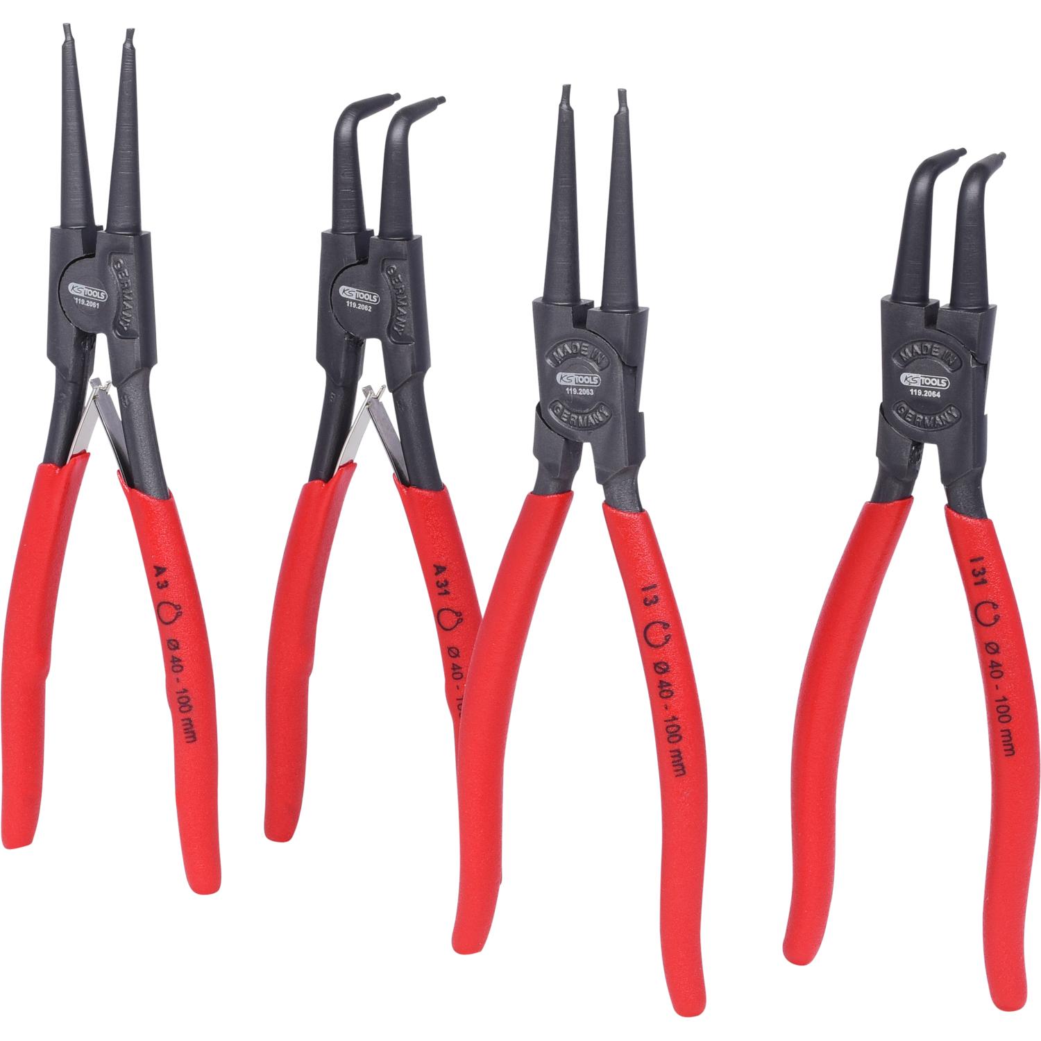 KS Tools Sicherungszangen-Satz, 40-100 mm, 4-tlg-2 Hauptbild