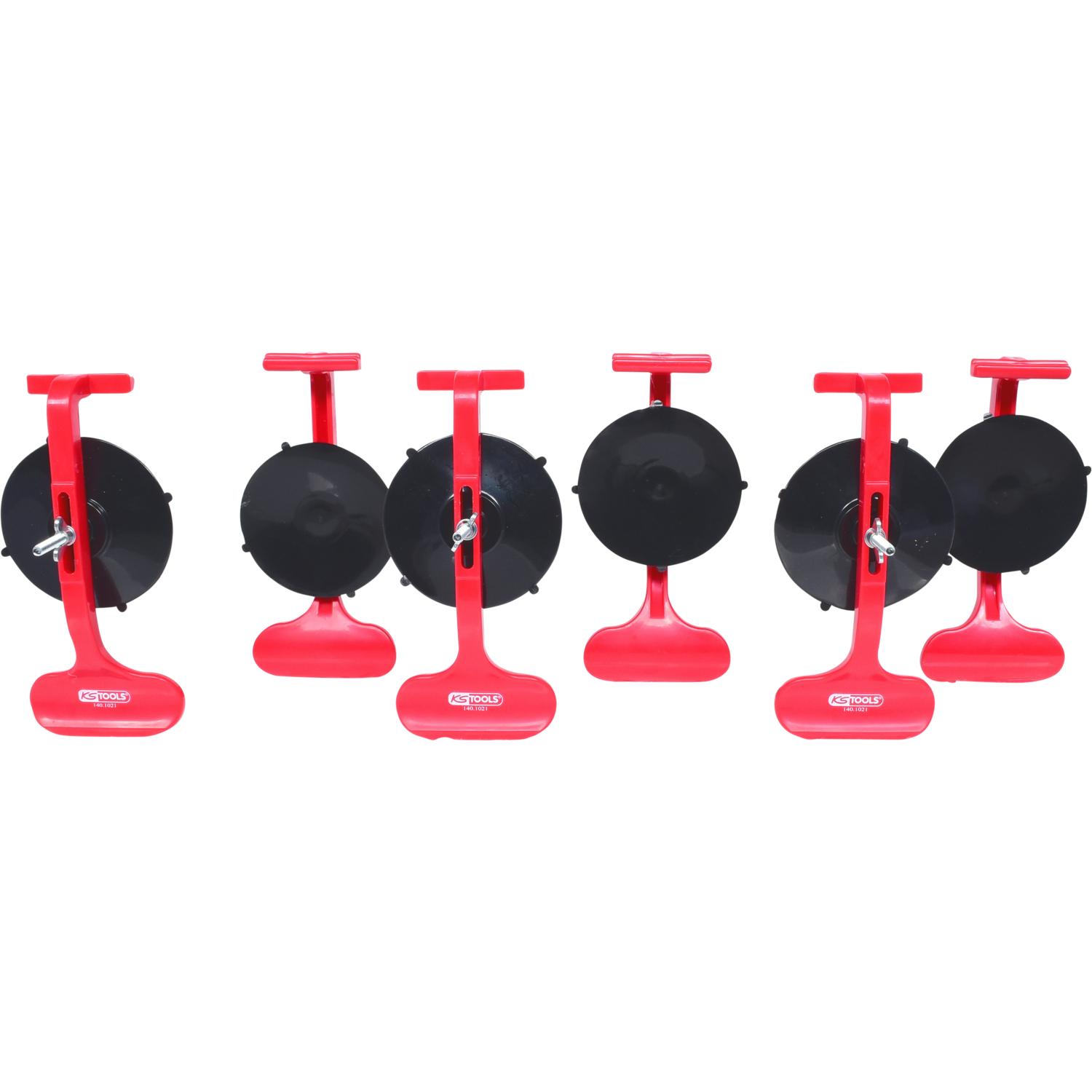 KS Tools Zierleisten-Montagesauger-Satz, 6-tlg, Ø 85mm-1 Hauptbild