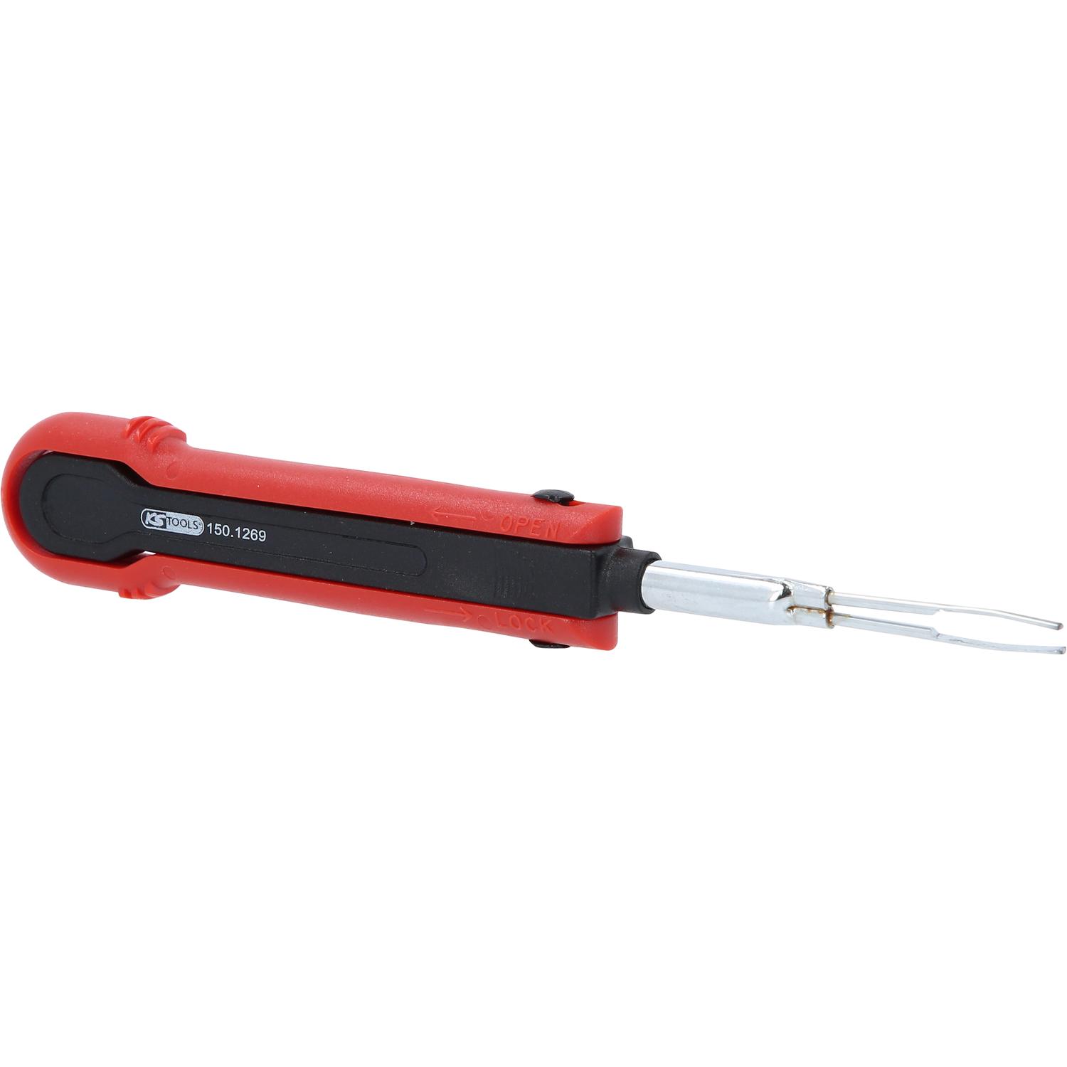KS Tools Entriegelungswerkzeug für Flachstecker/Flachsteckhülsen 2,8 mm, 4,8 mm, 5,8 mm, 6,3 mm (AMP Tyco JPT, AMP Tyco SPT, AMP Tyco, TAB, Delphi HVF2, GHW DFK, GHW MDK 3)-1 Hauptbild