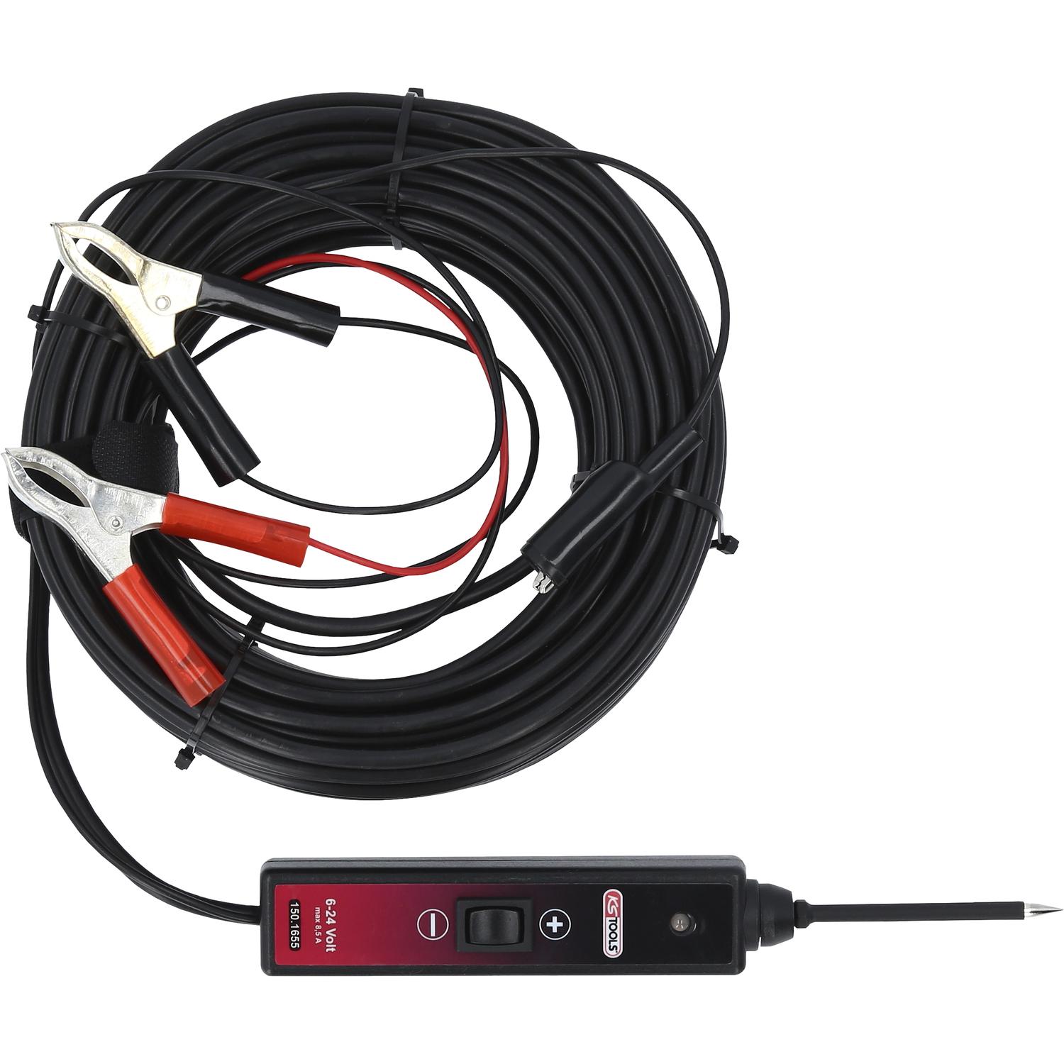 KS Tools Funktionsprüflampe 6-24V DC mit 25 Meter Kabel-2 Hauptbild