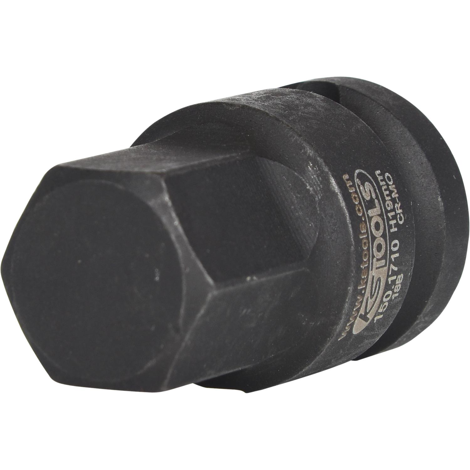 KS Tools 1/2" Kraft-Bit-Stecknuss, Innensechskant, 19mm-2 Hauptbild