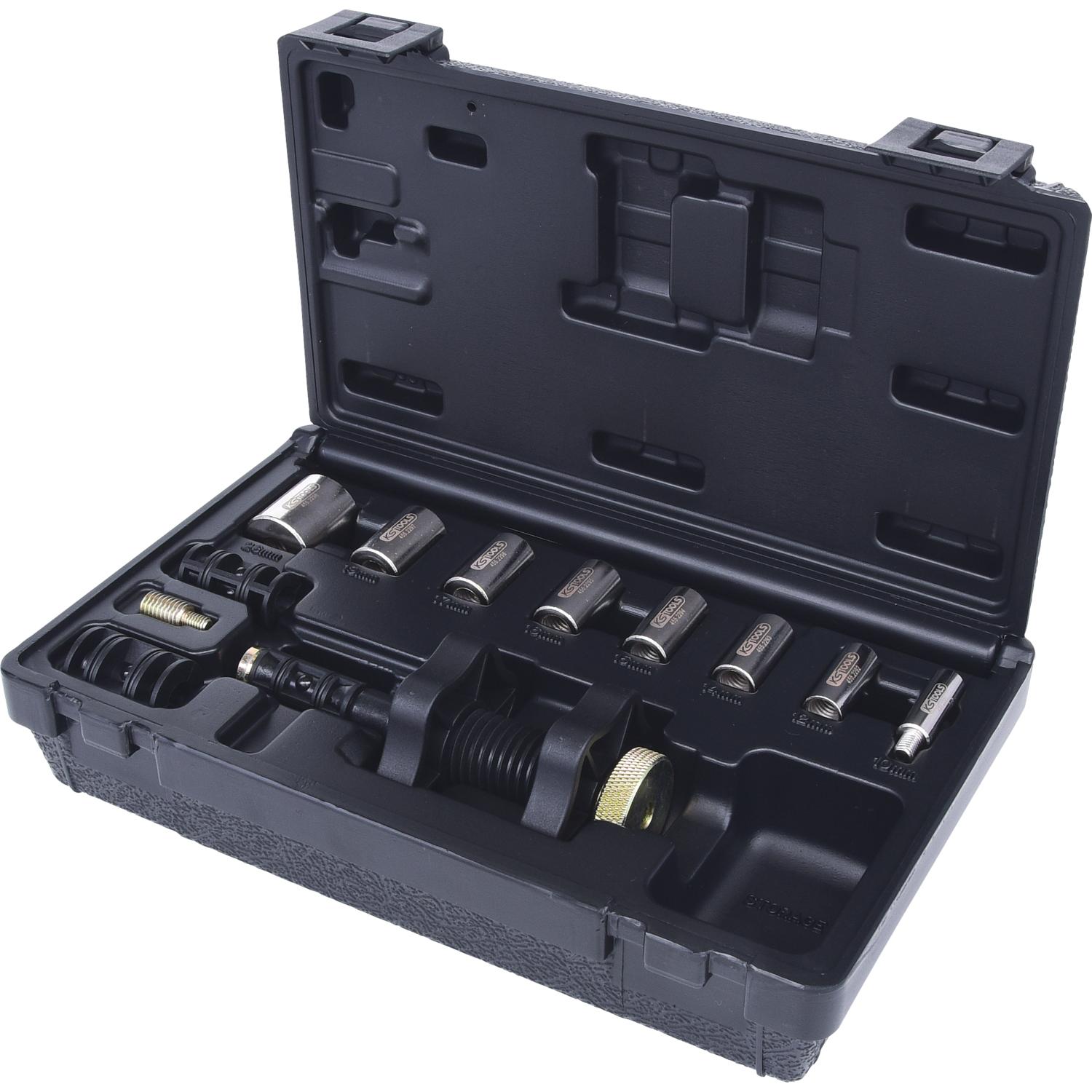 KS Tools Kupplungs-Zentrier-Werkzeug-Satz Ø 15,0 - 28,0 mm mit Zentrierhülsen, 11-tlg-1 Hauptbild
