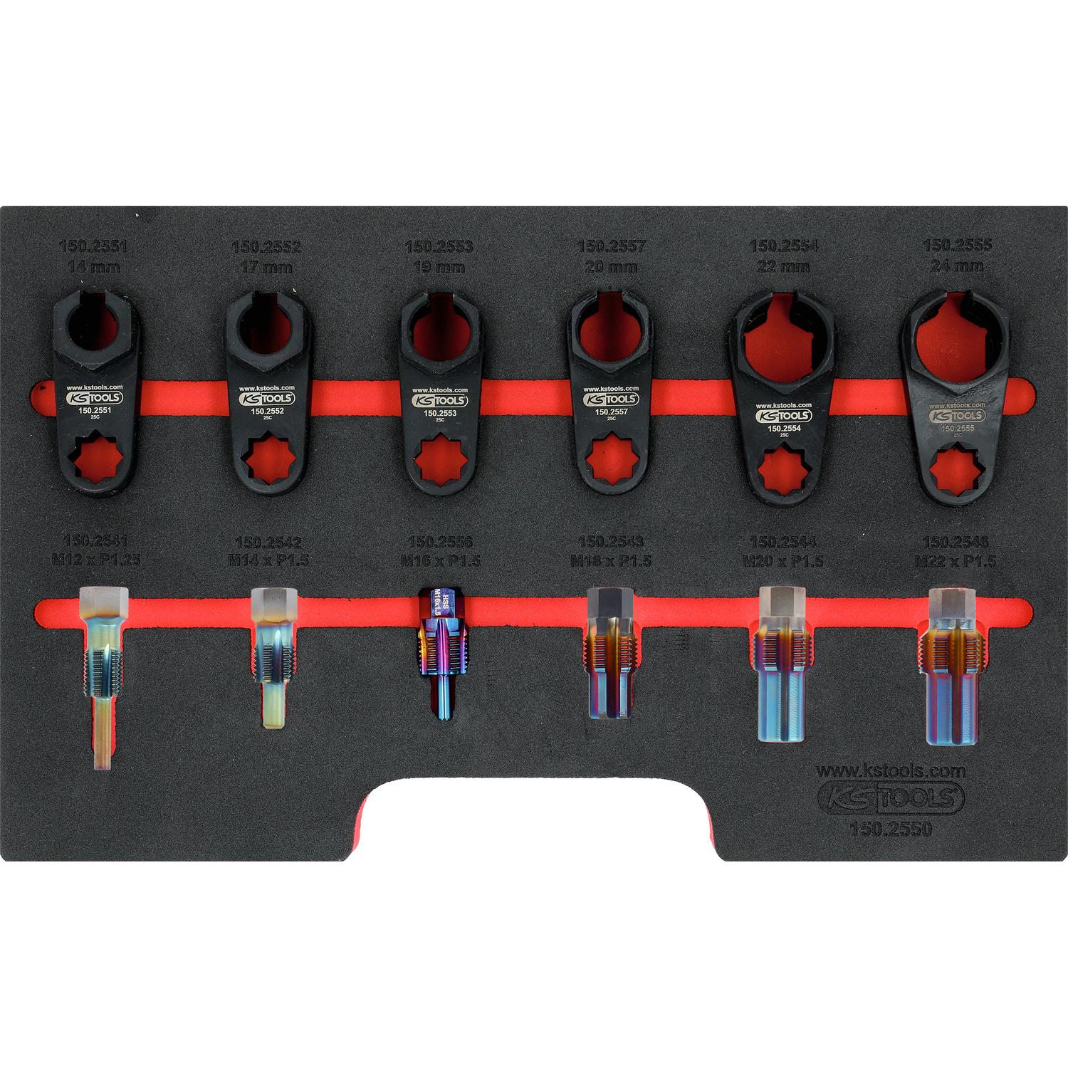 KS Tools Master-Reparatur-Werkzeug-Satz für Abgassonden, 12-tlg-2 Hauptbild