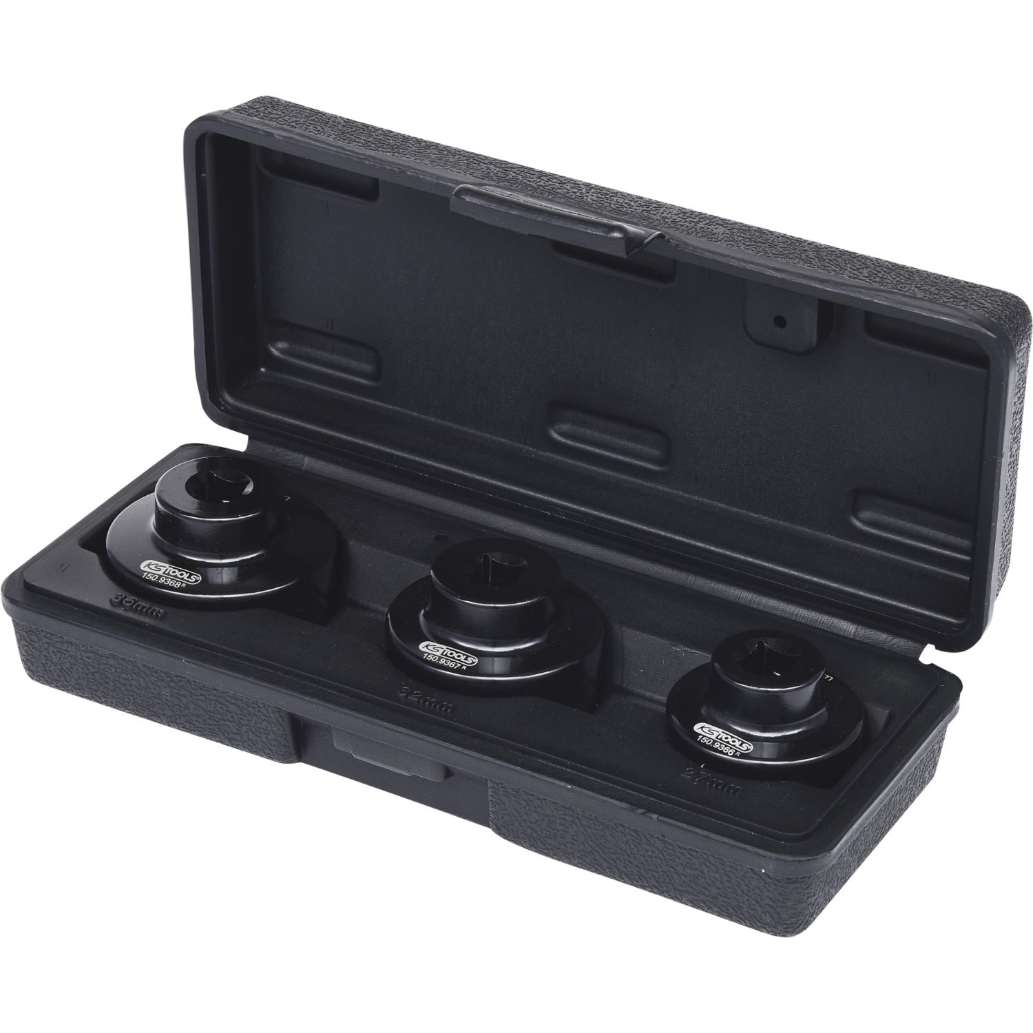 KS Tools 3/8" Ölfilterschlüssel-Satz, 3-tlg-1 Hauptbild