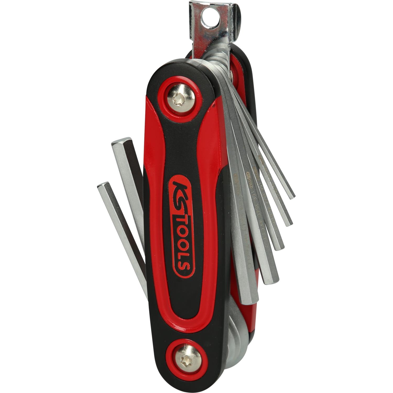 KS Tools Innensechskant-Winkelstiftschlüssel-Klapphalter,8-tlg-2 Hauptbild