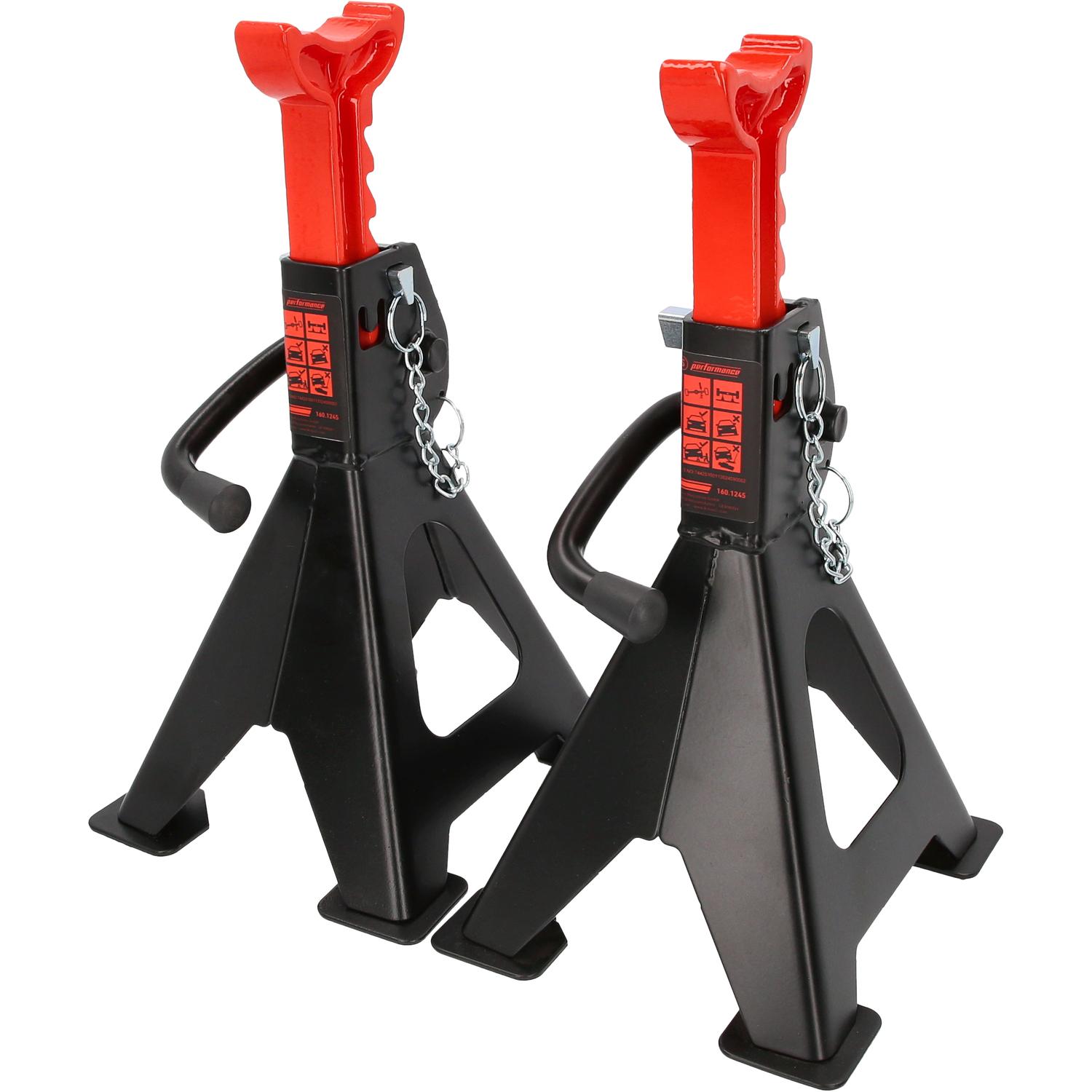 KS Tools performance Stahl-Unterstellbock mit Schnellverstellung, 2000 kg, paarweise-2 Hauptbild