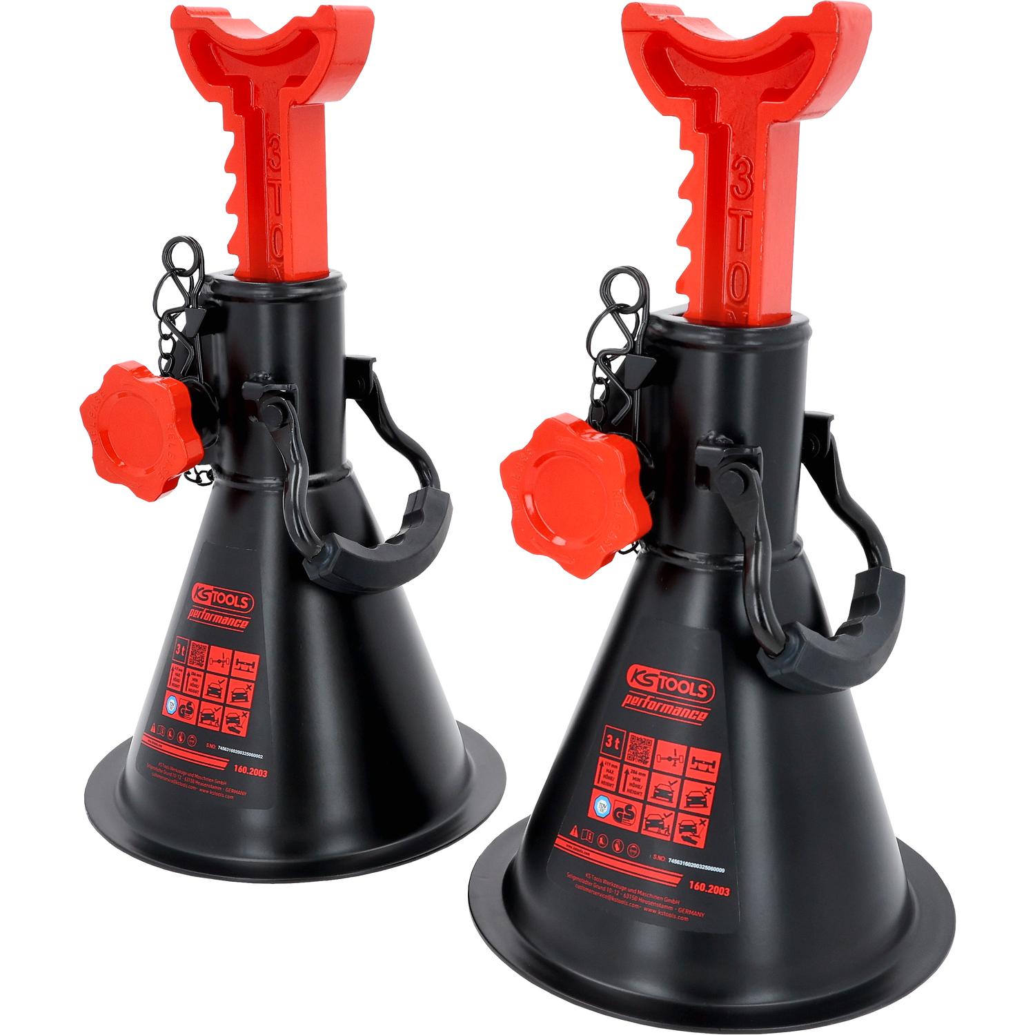KS Tools performance Unterstellbock, 3 t, paarweise-2 Hauptbild