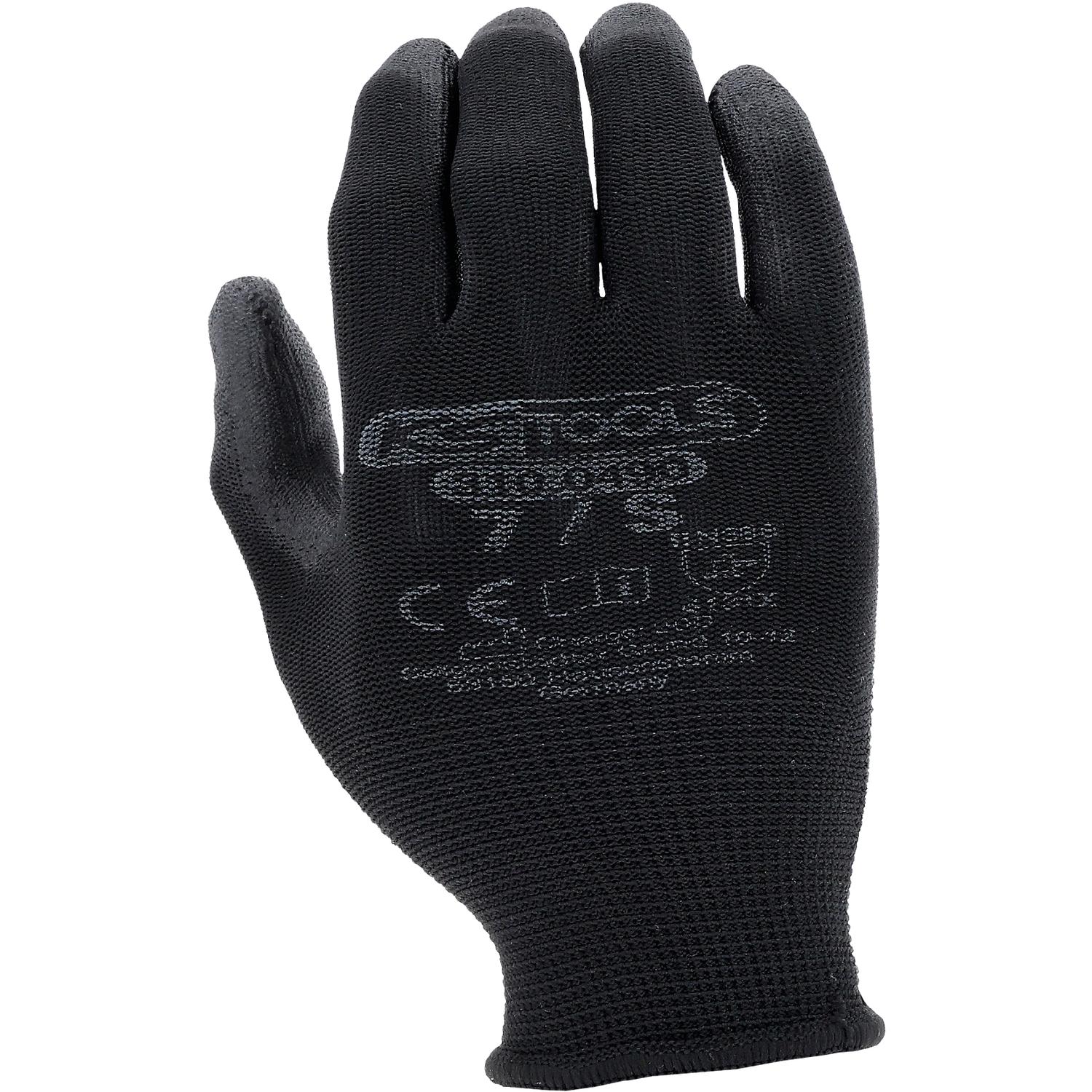 KS Tools Mikro-Feinstrickhandschuhe-schwarz, 7, 12 Paar-2 Hauptbild
