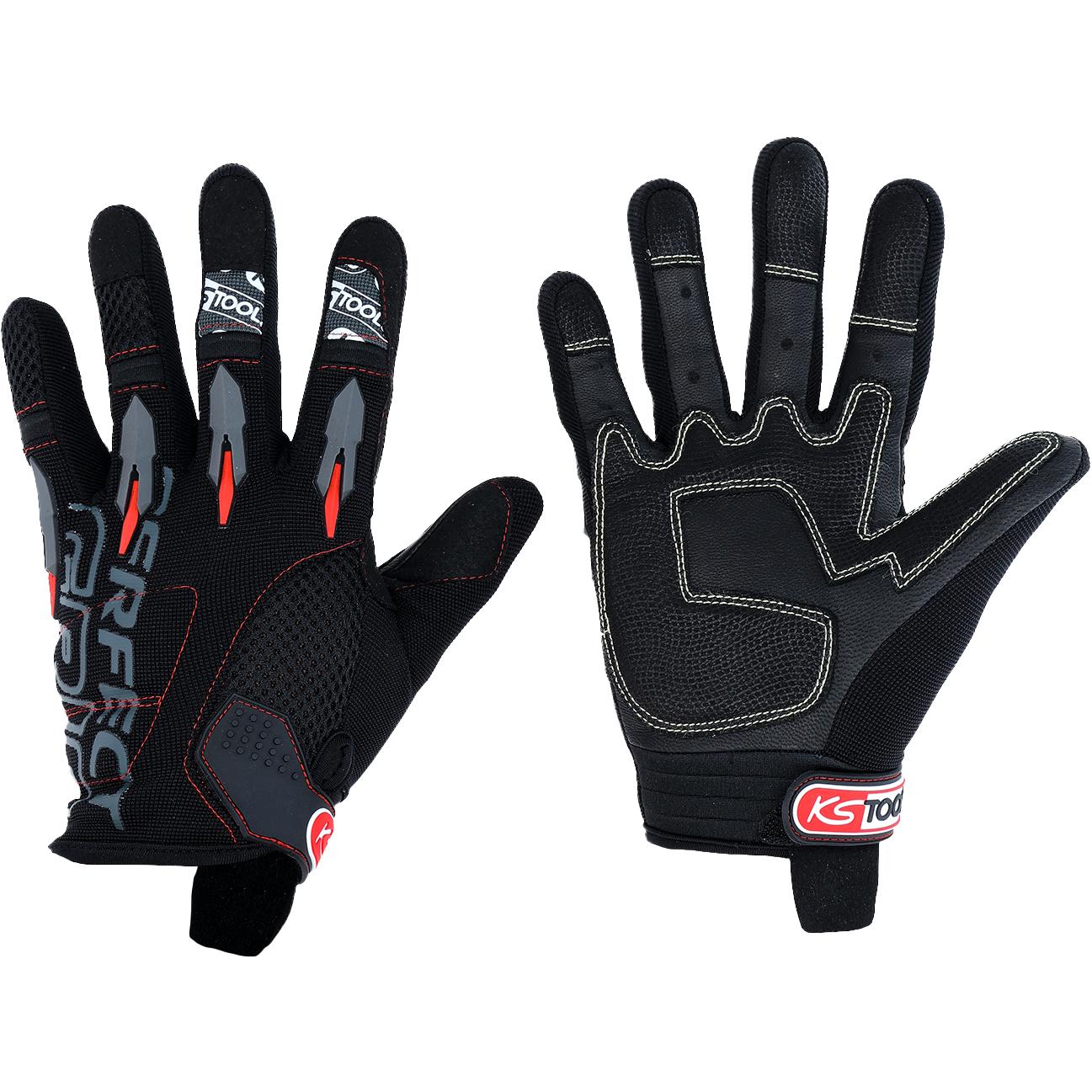 KS Tools Perfect Grip Mechaniker-Handschuhe L, verstärkt, Display mit 12 Paar-1 Hauptbild