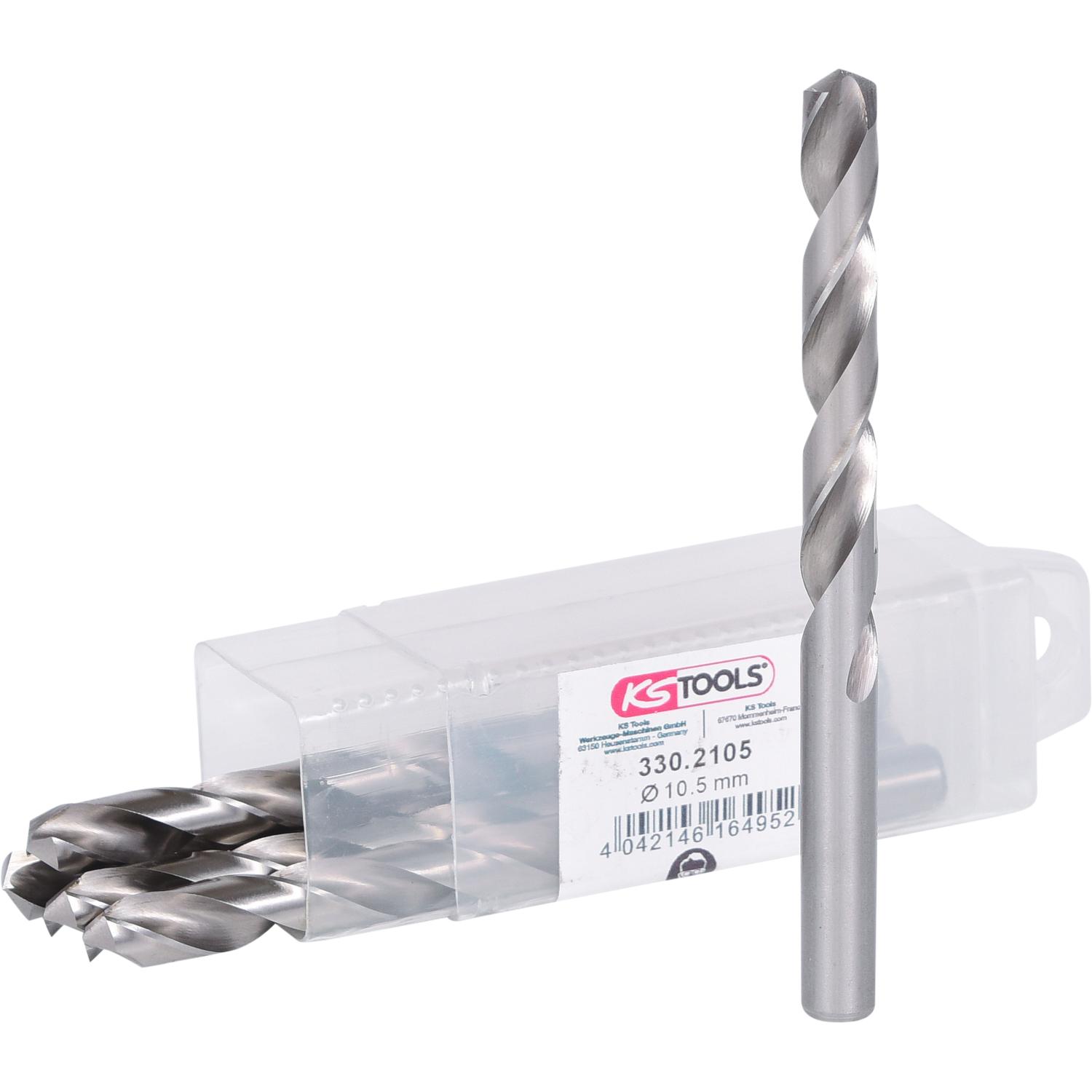 KS Tools HSS-G Spiralbohrer, 10,5mm, 5er Pack-1 Hauptbild