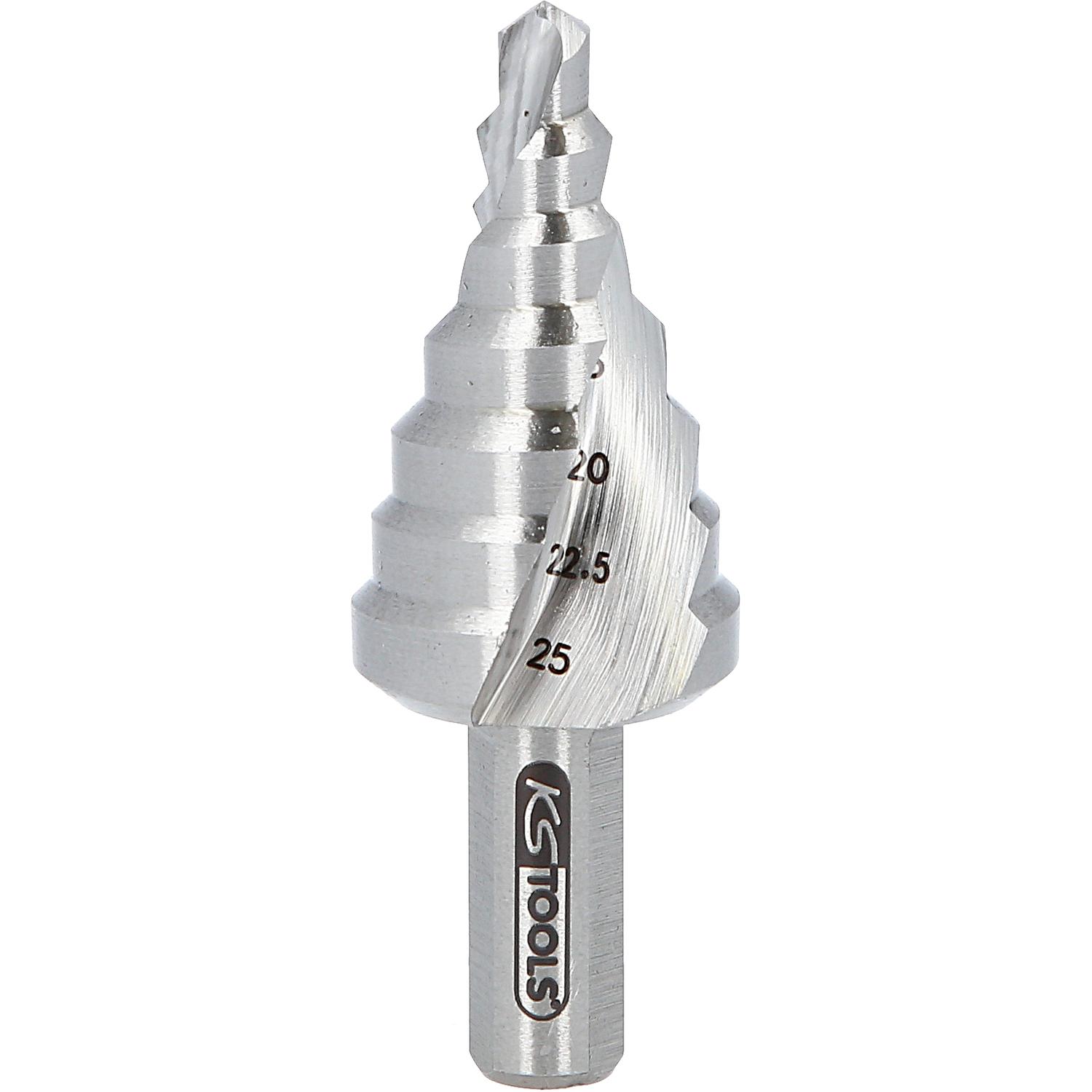 KS Tools HSS Stufenbohrer,Ø 6-25mm, 7 Stufen-1 Hauptbild