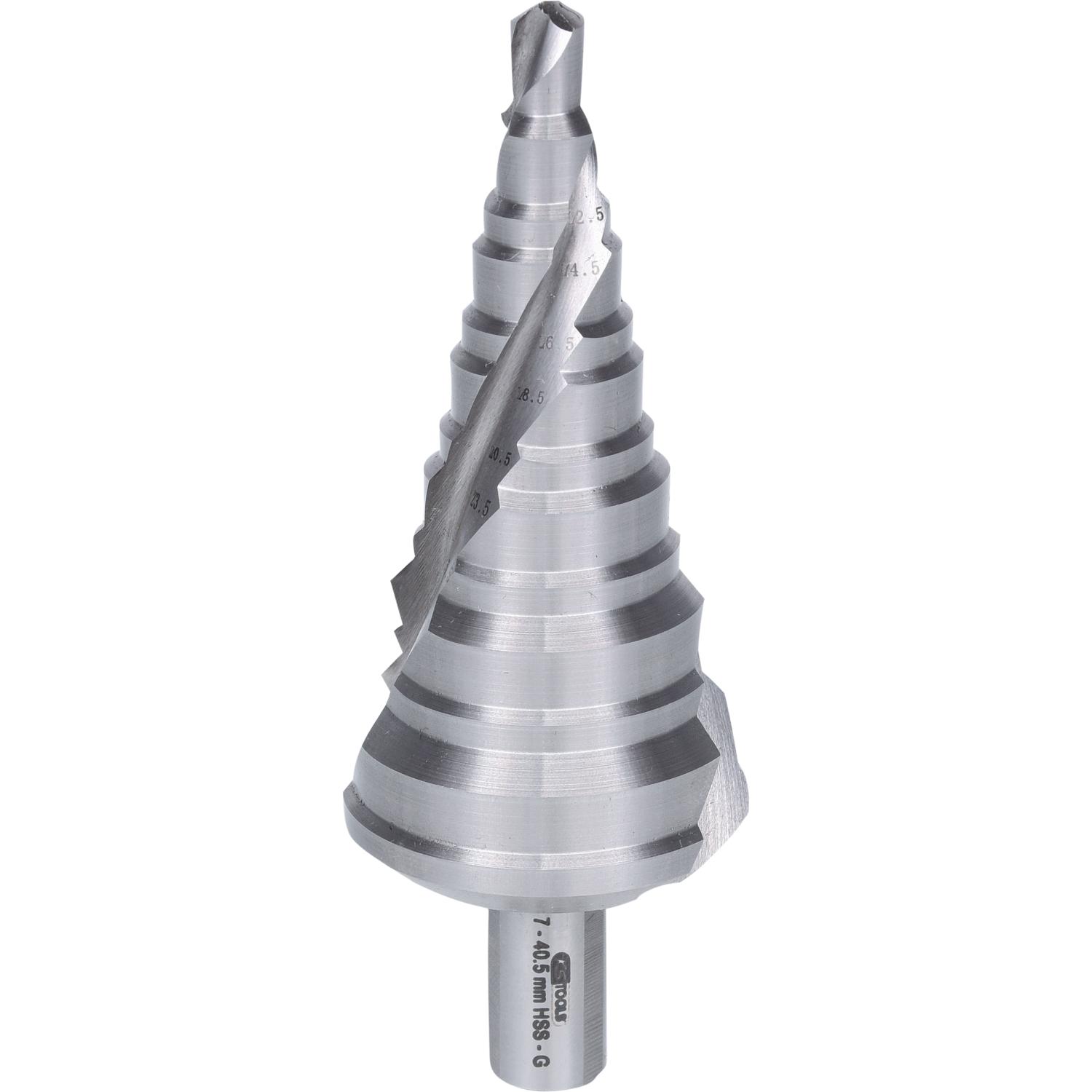 KS Tools HSS Stufenbohrer,Ø 7-40,5mm, 13 Stufen-1 Hauptbild