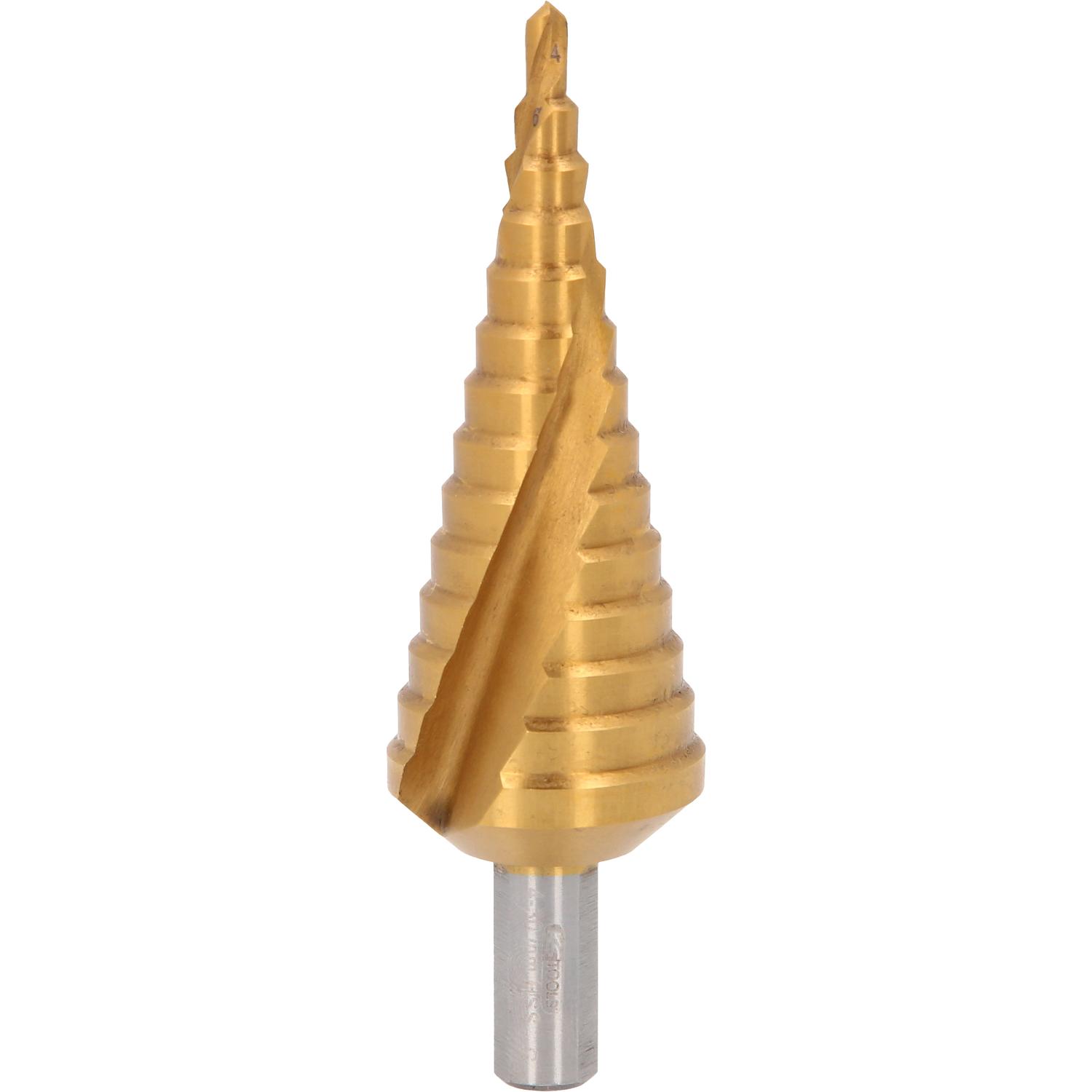 KS Tools HSS-TiN Stufenbohrer,Ø 4-30mm, 14 Stufen-1 Hauptbild