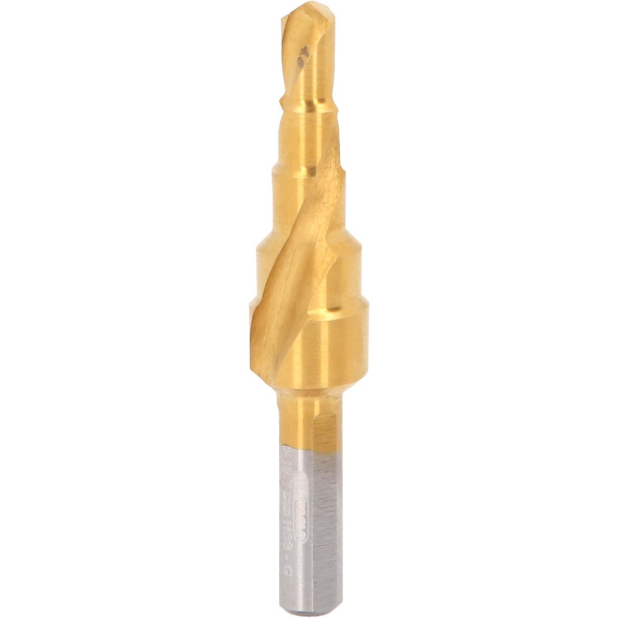 KS Tools HSS-TiN Stufenbohrer,Ø 4,8-10,7mm, 5 Stufen-1 Hauptbild