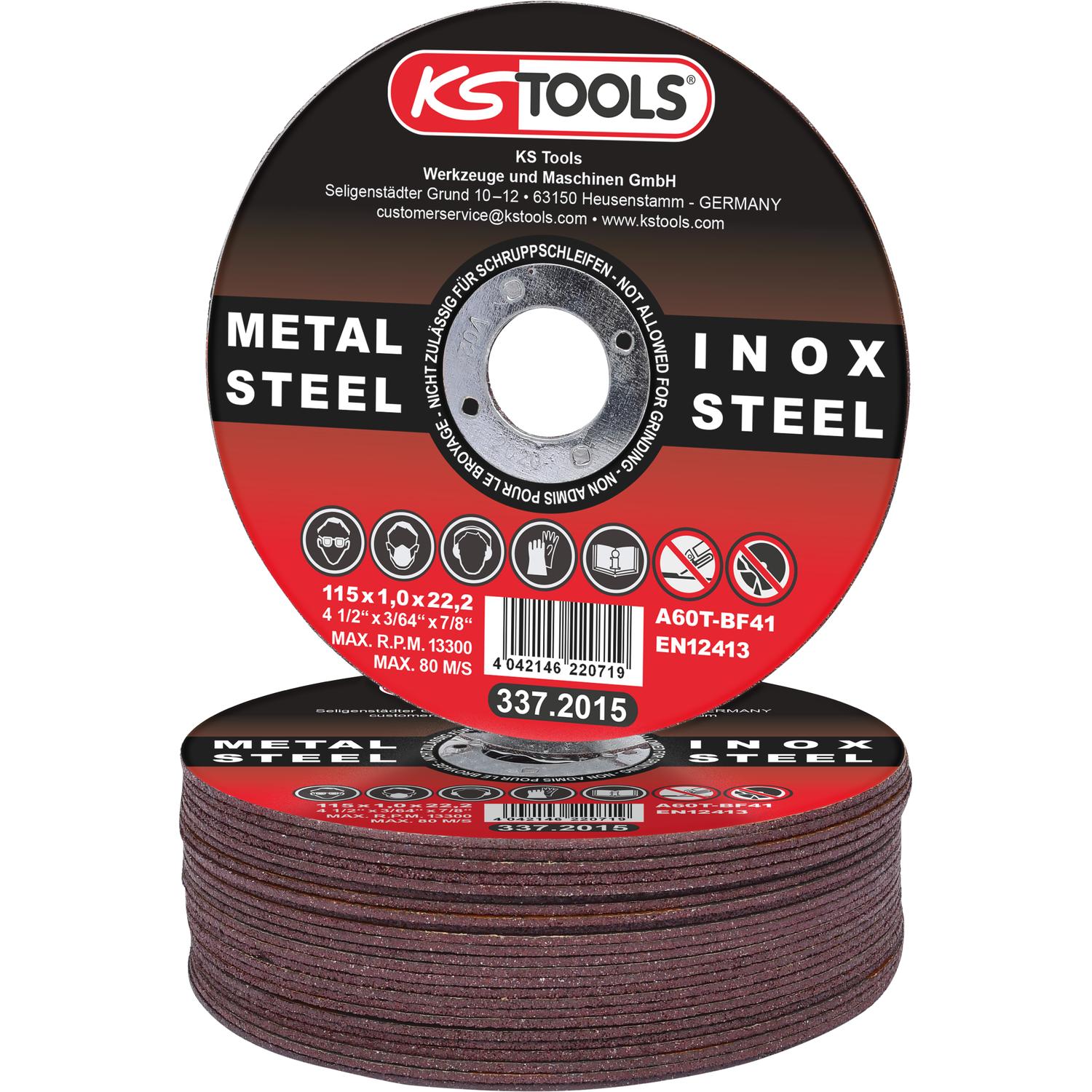 KS Tools Hochleistungs-Dünntrennscheibe, Ø 115mm, 1mm-2 Hauptbild