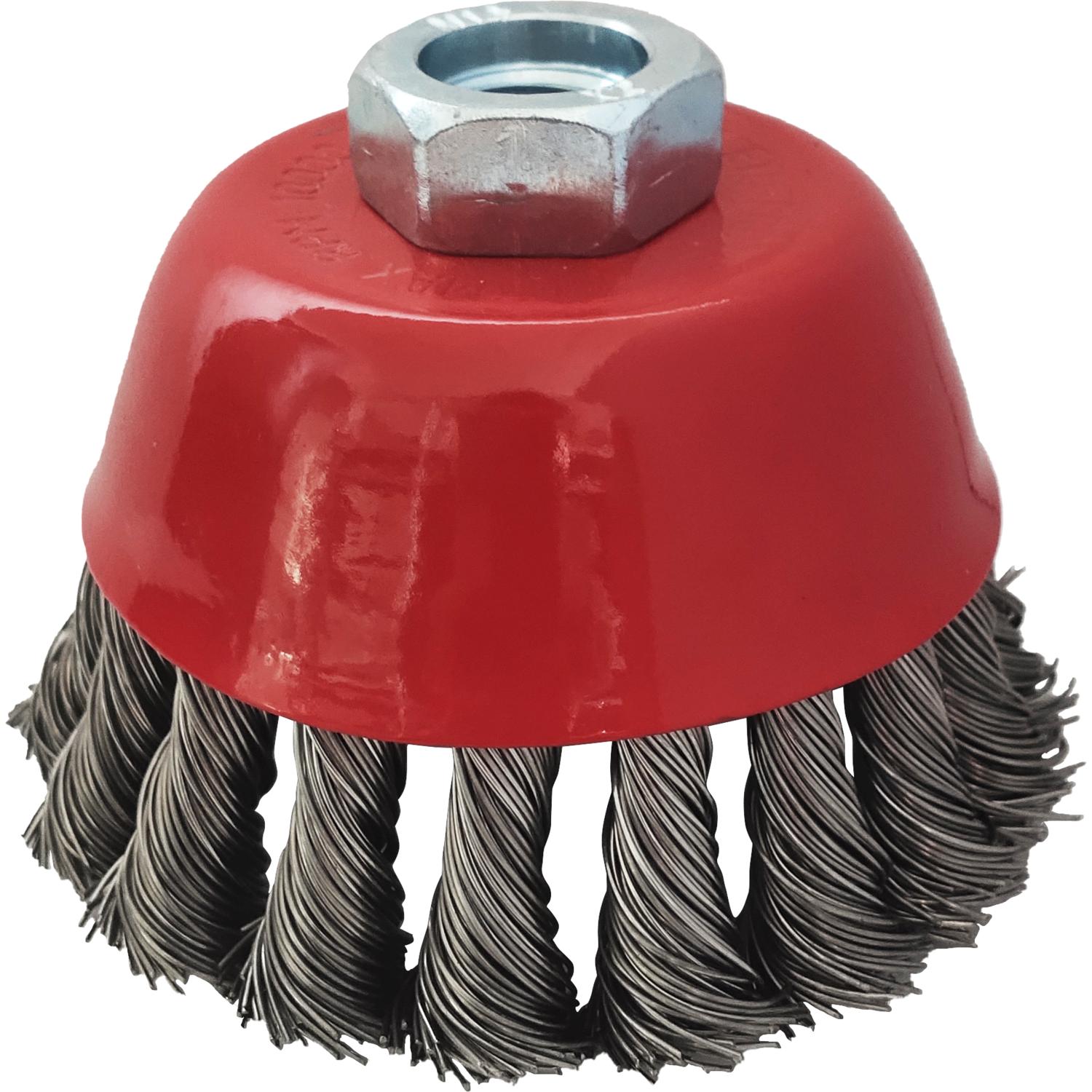 KS Tools Rostfreie Stahldrahttopfbürste 0,5mm, Ø 90mm-1 Hauptbild