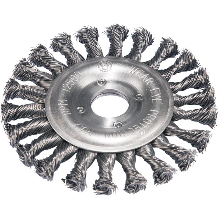 KS Tools Rostfreie Stahldrahtrundbürste 0,5mm, Ø 115mm-1 Hauptbild