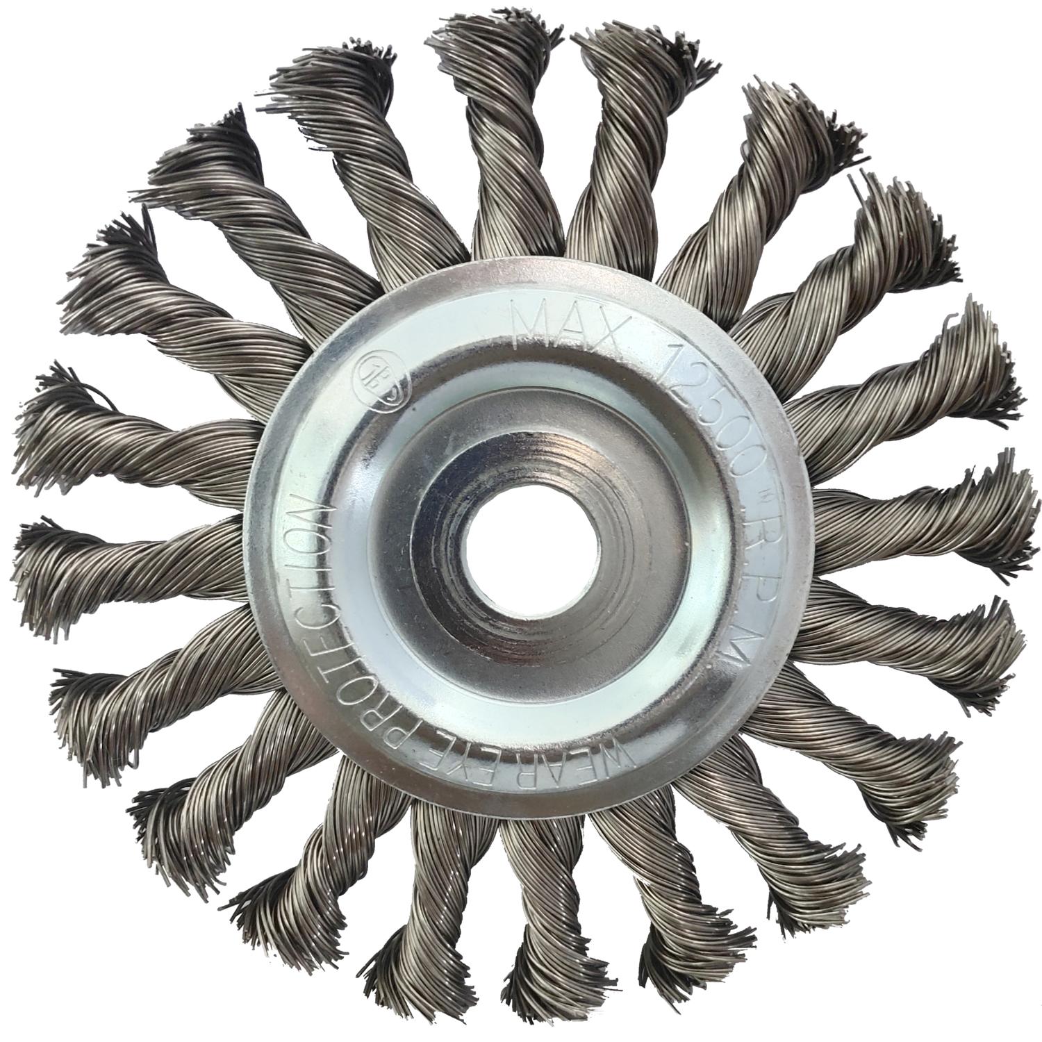 KS Tools Rostfreie Stahldrahtrundbürste 0,5mm, Ø 125mm-1 Hauptbild