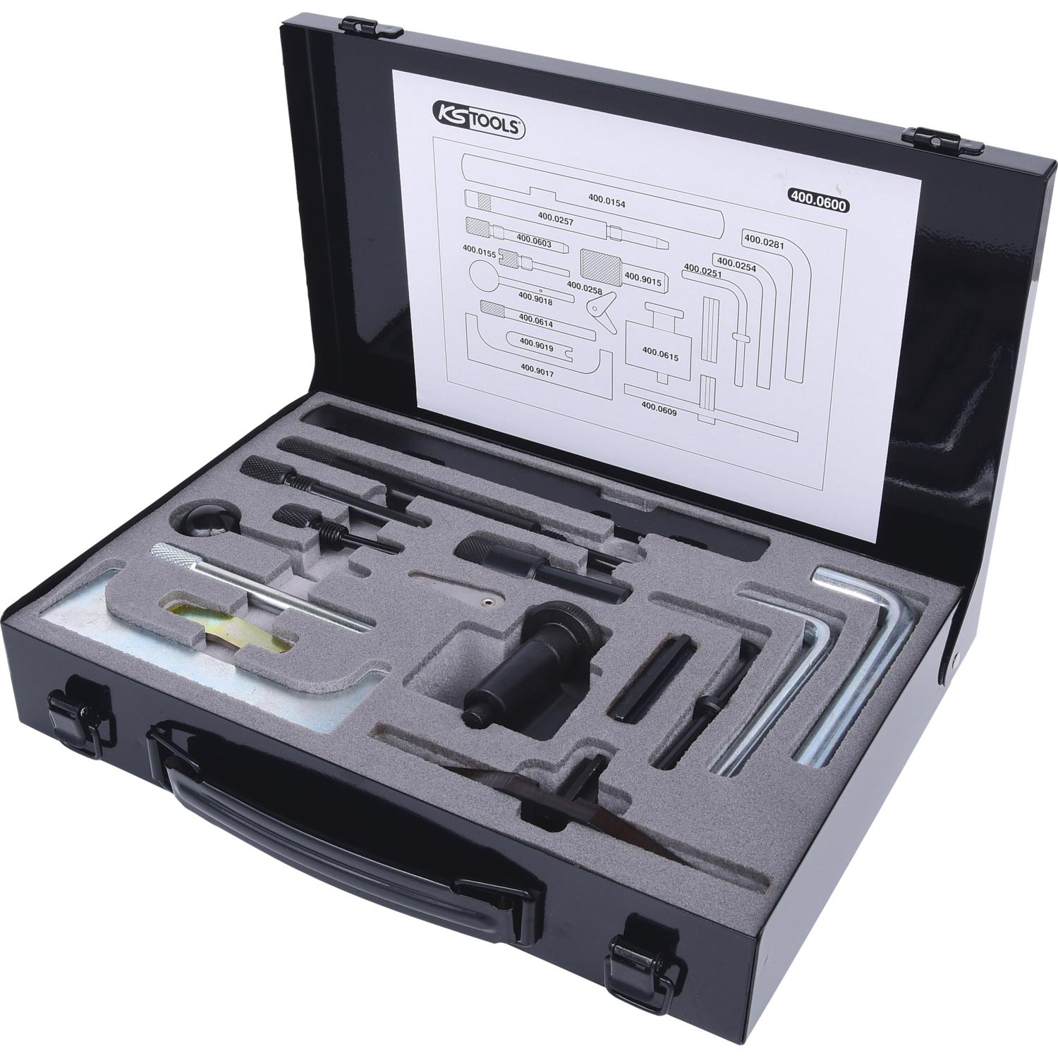 KS Tools Motoreinstell-Werkzeug-Satz für Ford / Mazda, 20-tlg-1 Hauptbild